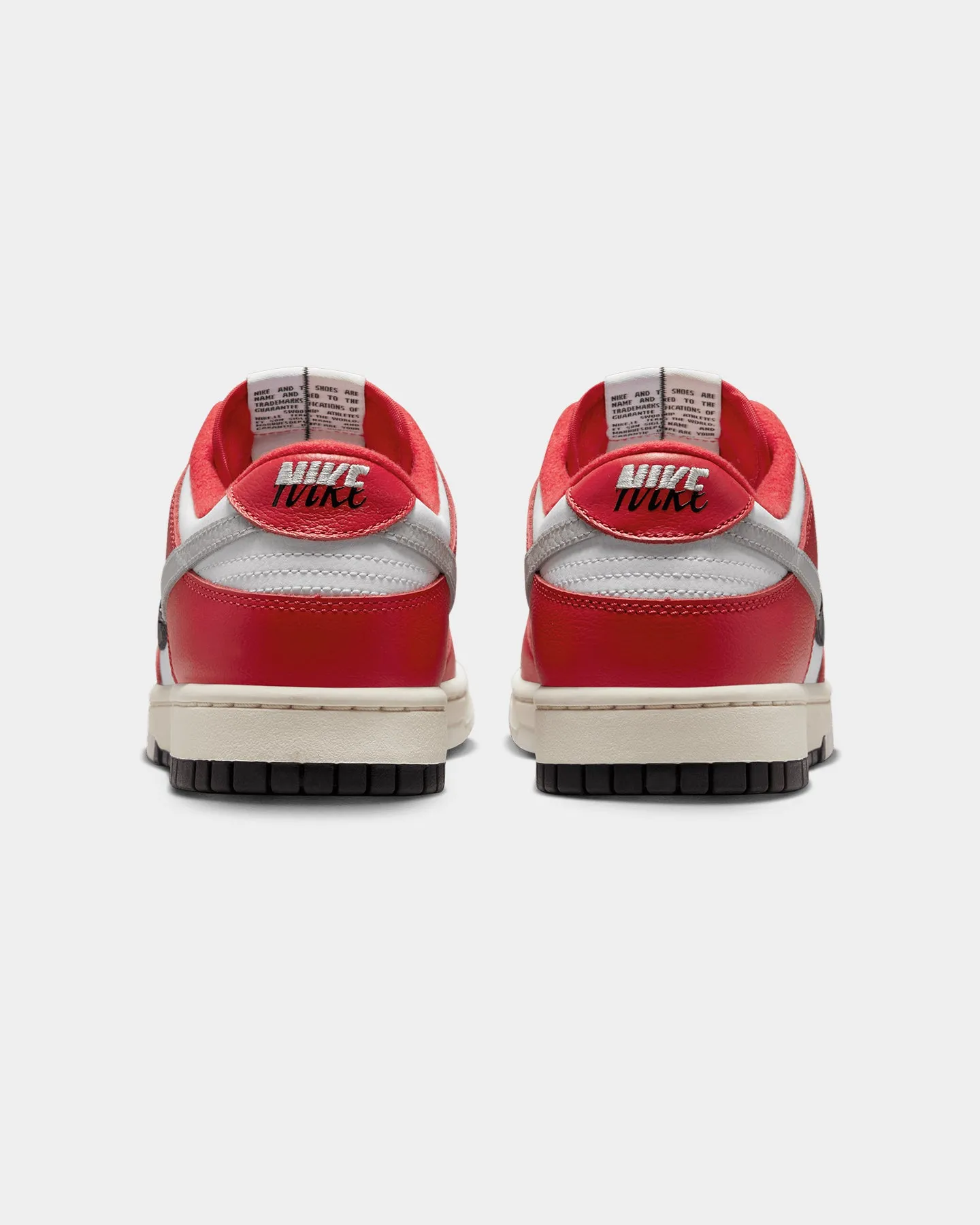 Fight Mode Sole Soft Nike Dunk Low Retro PRM "Chicago Split" University Red/Black/Light Silver/White