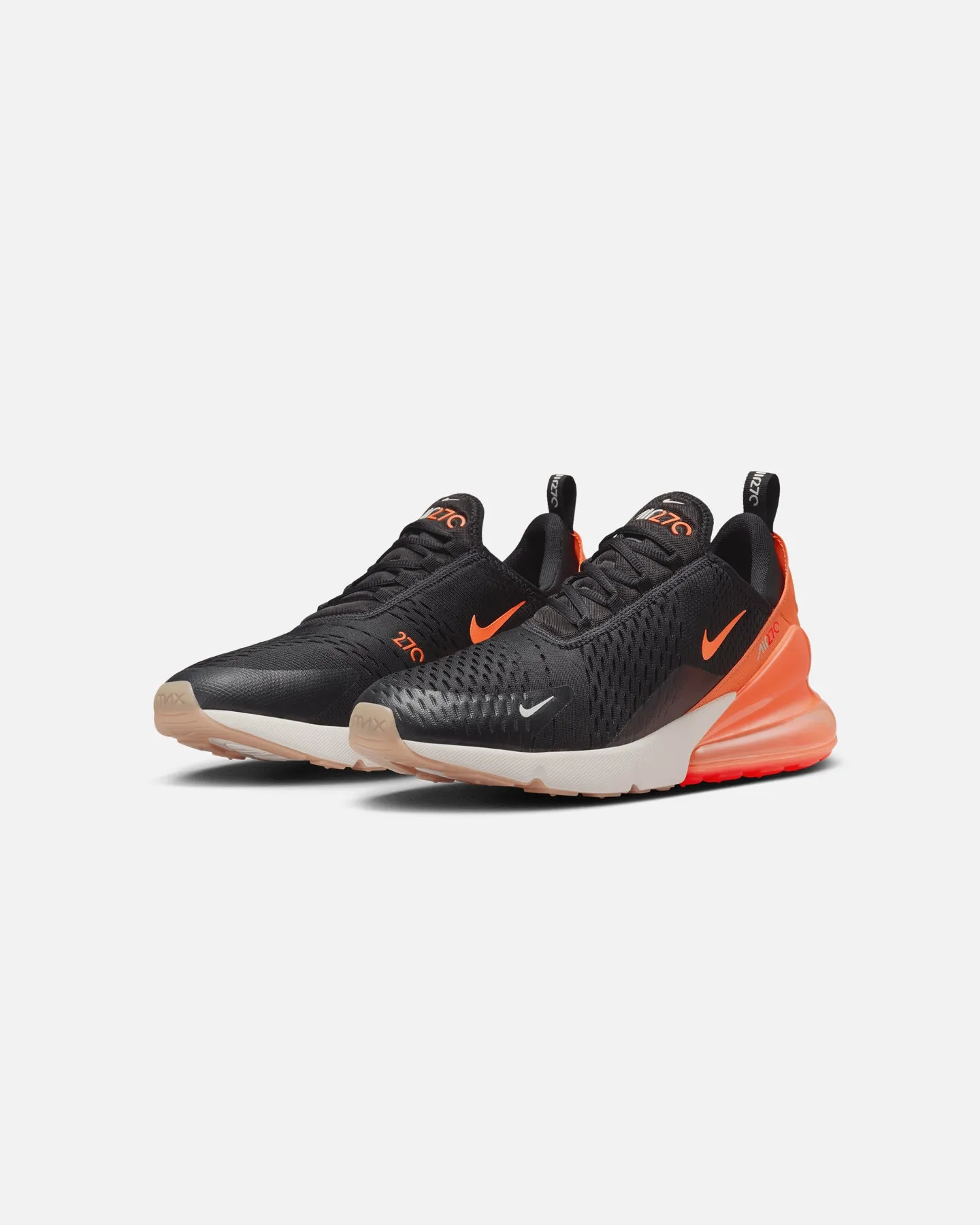 Timeless Fit Lace Tie Nike Air Max 270 Black/Orange