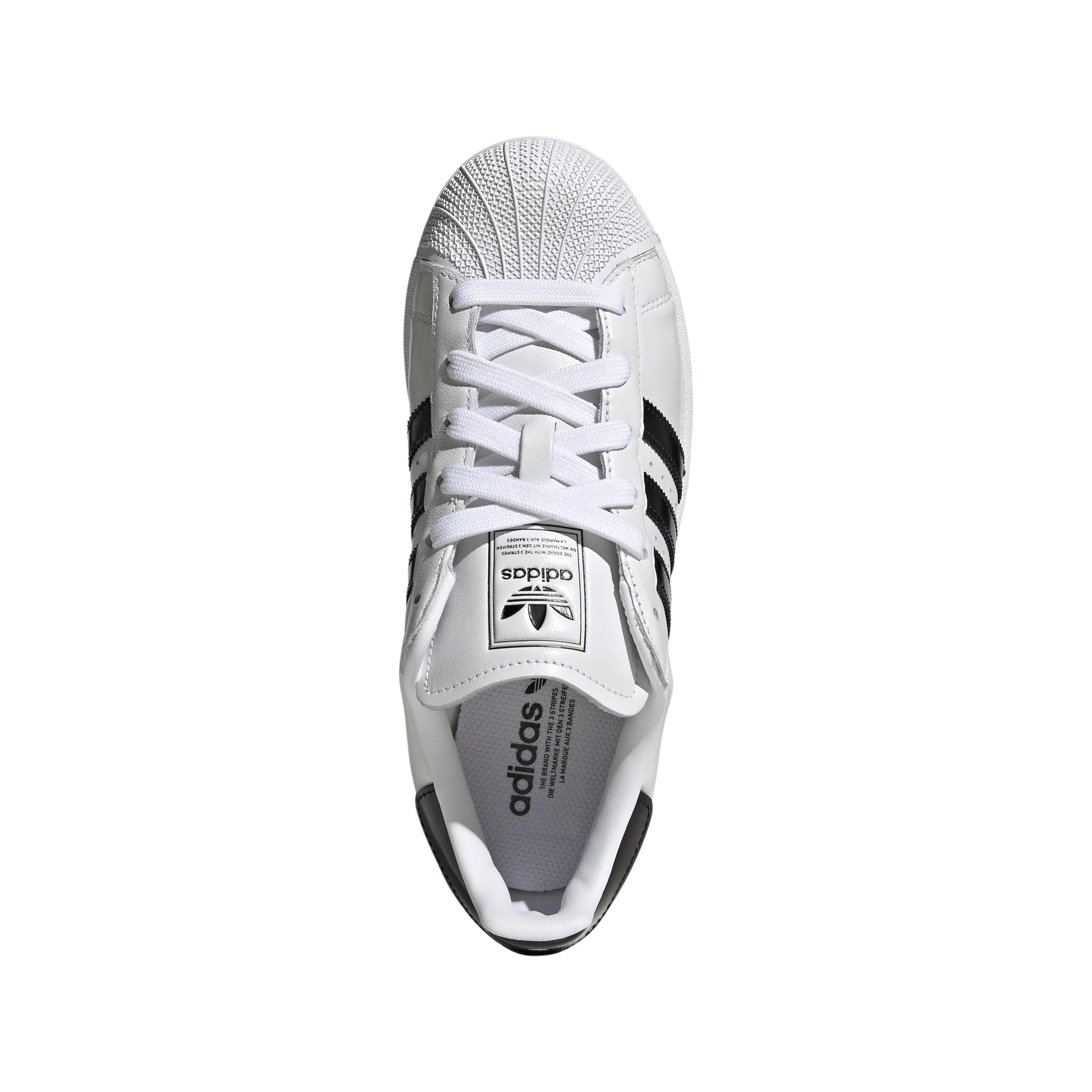 Wmns Superstar II 'White Black' Elevated arch