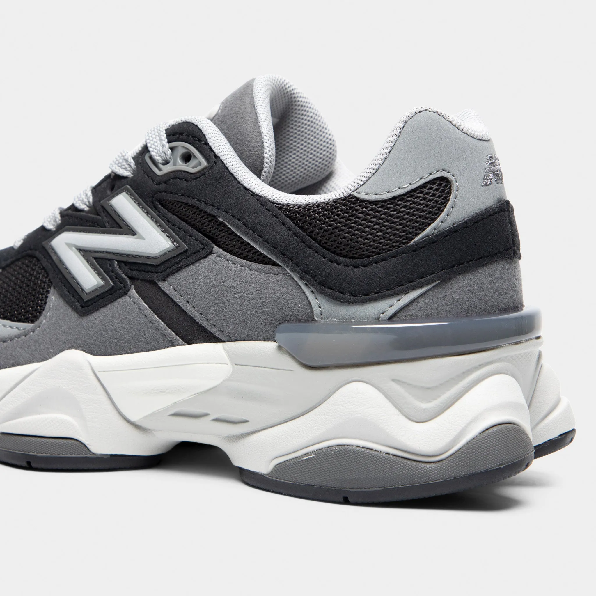 New Balance Juniors' 9060 Black / Castlerock Skip Hike Moist Dry