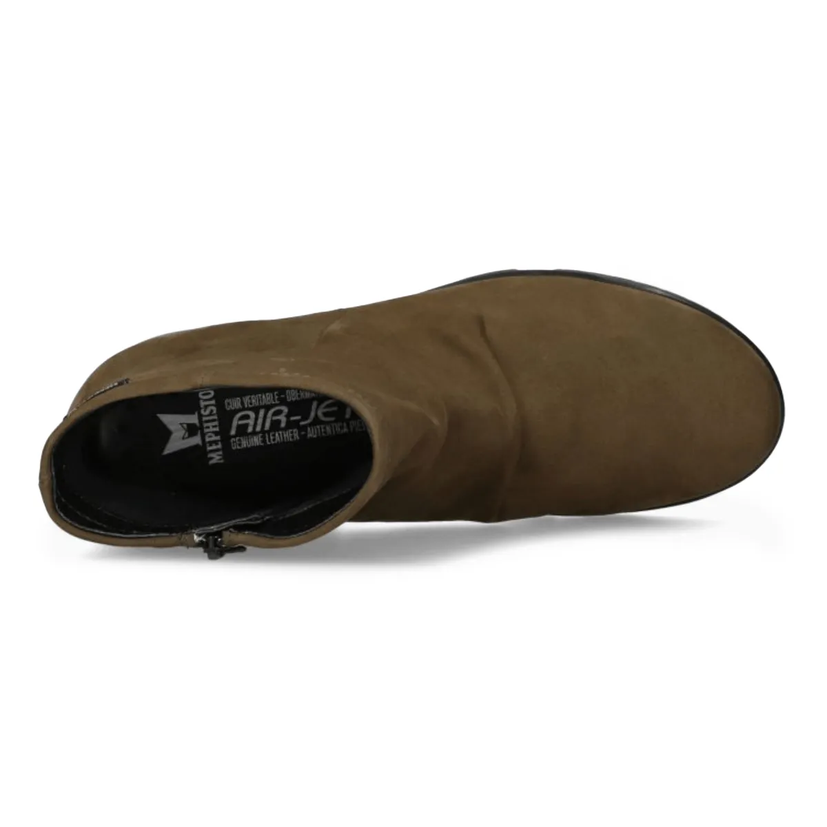 Mephisto Women's Rezia Loden Bucksoft Suede Blossom Jog Vent Zones