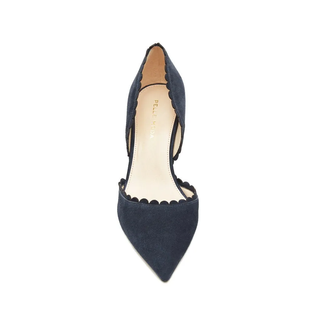 Luxury Gala Pelle Moda Women's Kenny Navy Suede
