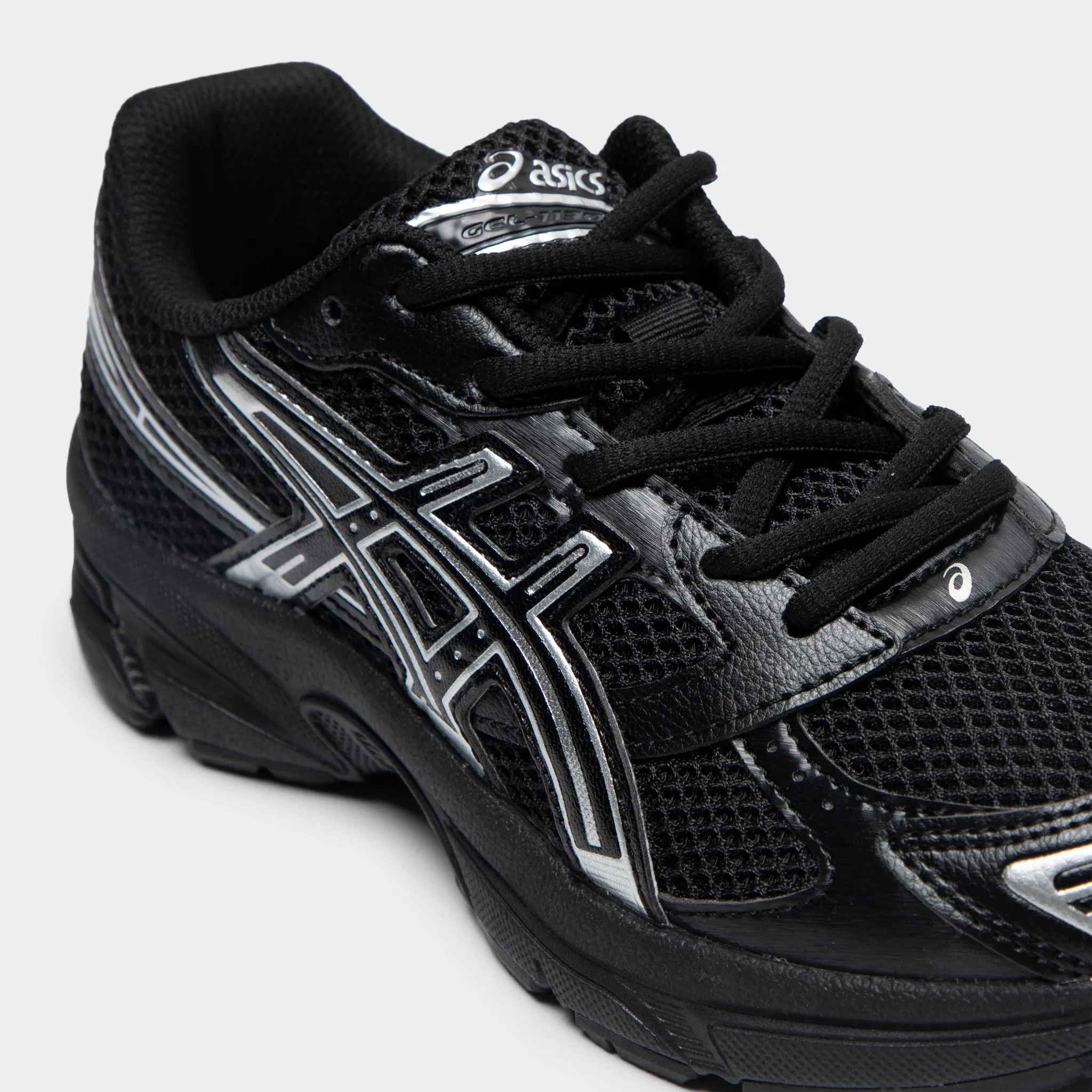 Shock Absorbing ASICS GEL-1130 GS Black / Pure Silver