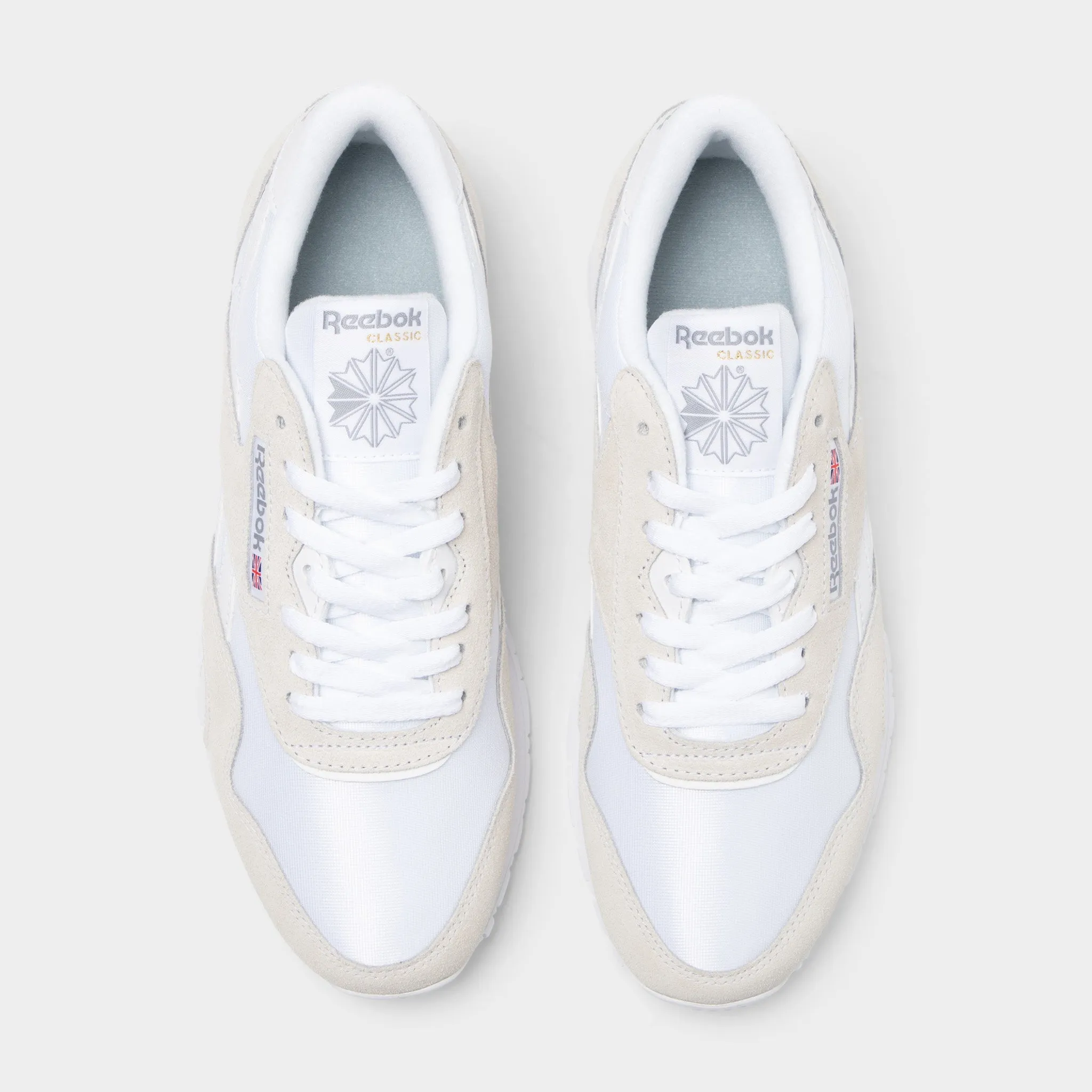 Minimalist Look Feel Fresh Reebok Classic Nylon White / Grey