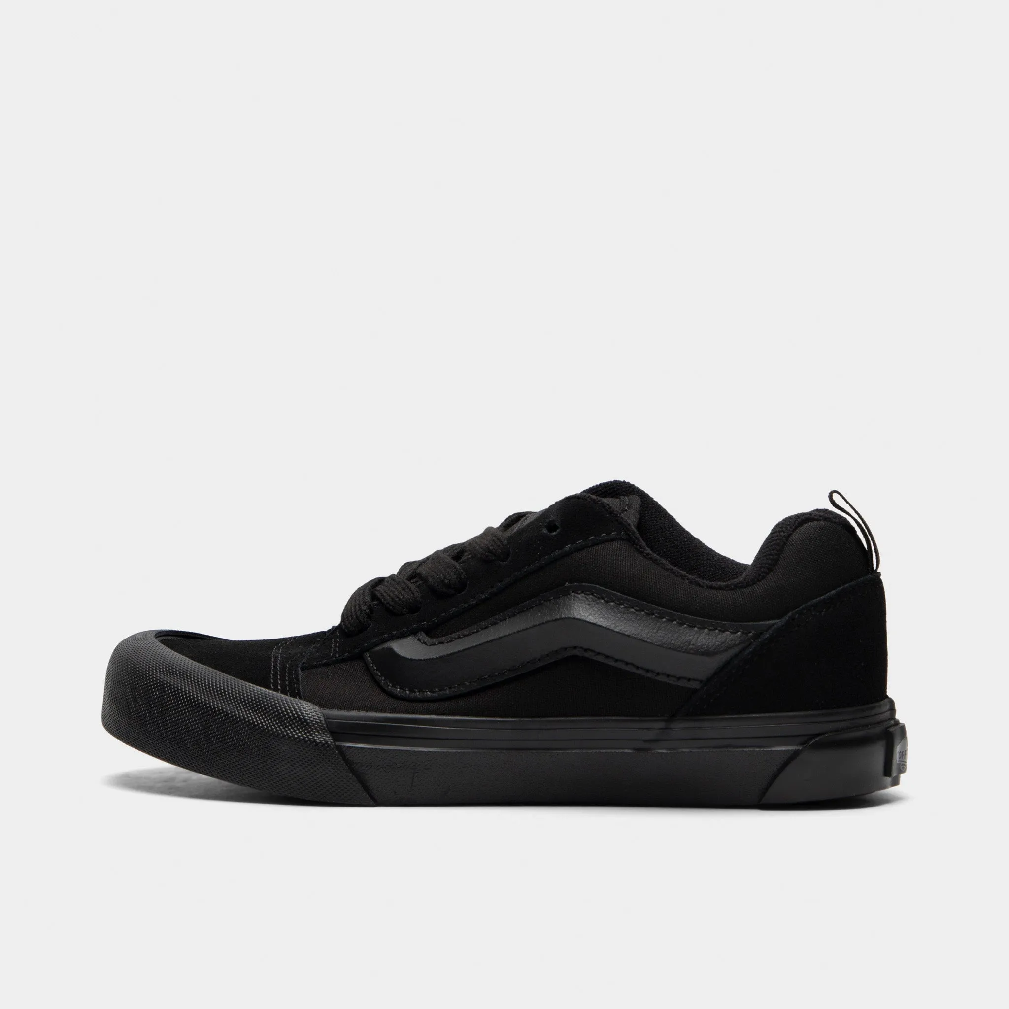 Vans Juniors' Knu Skool Black / Black Padded Tongue
