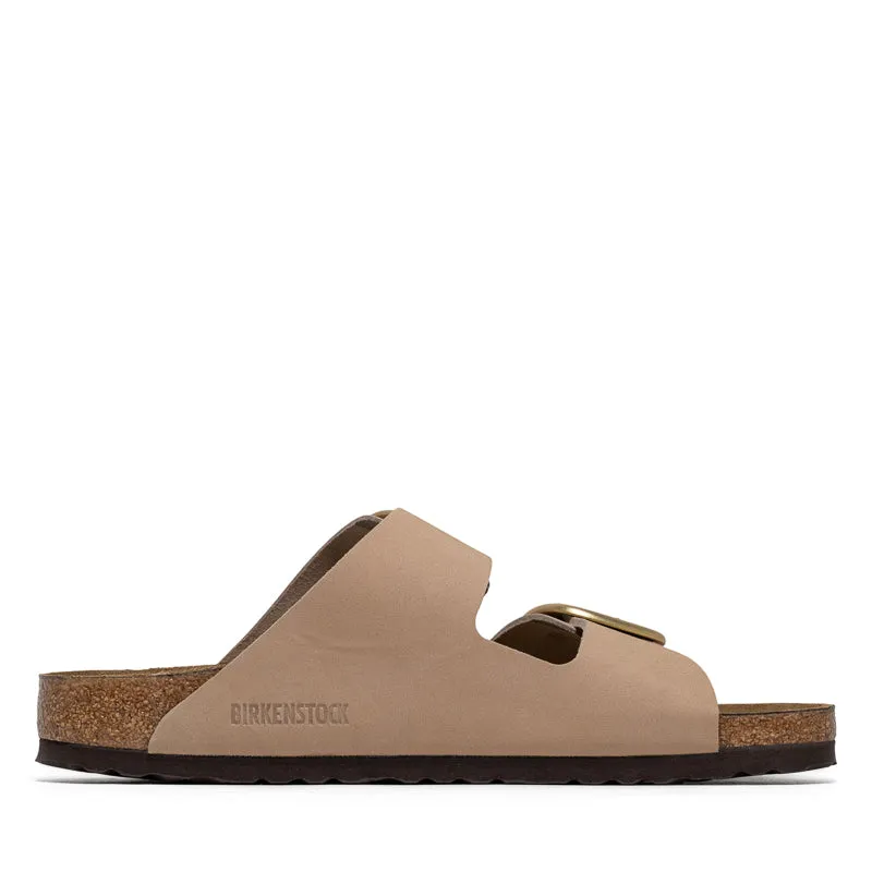 Women's Birkenstock Arizona Big Buckle  - Sandcastle Fast Go Soft Finish
