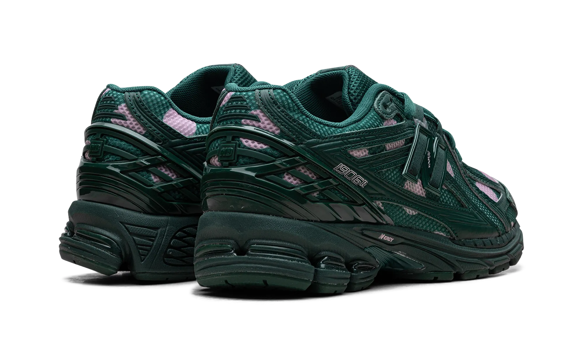 running shoes with removable insoles agility ladders 1906R "Polka Dot Green"