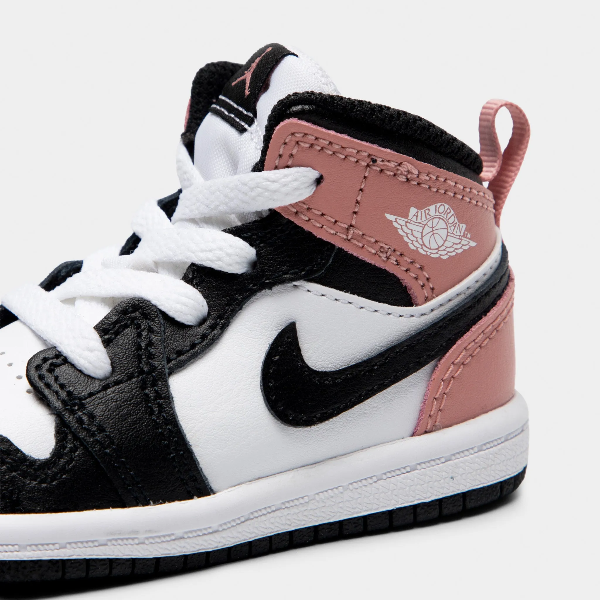 Jordan 1 Mid TD White / Black - Rust Pink Cliff Edge