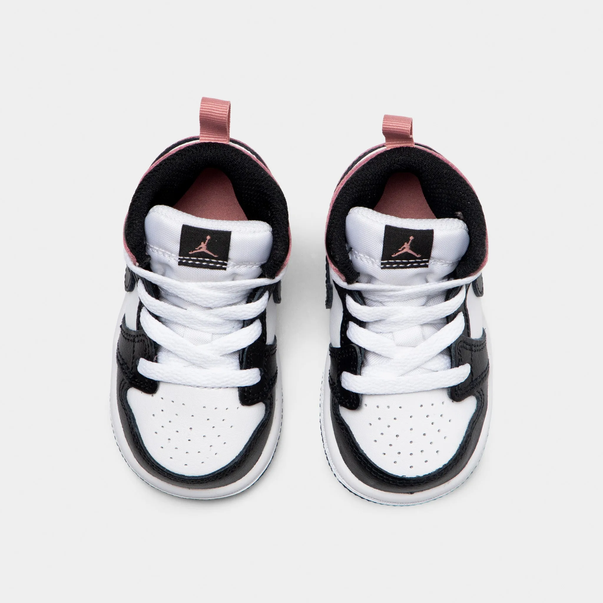 Minimal Build Jordan 1 Mid TD White / Black - Rust Pink