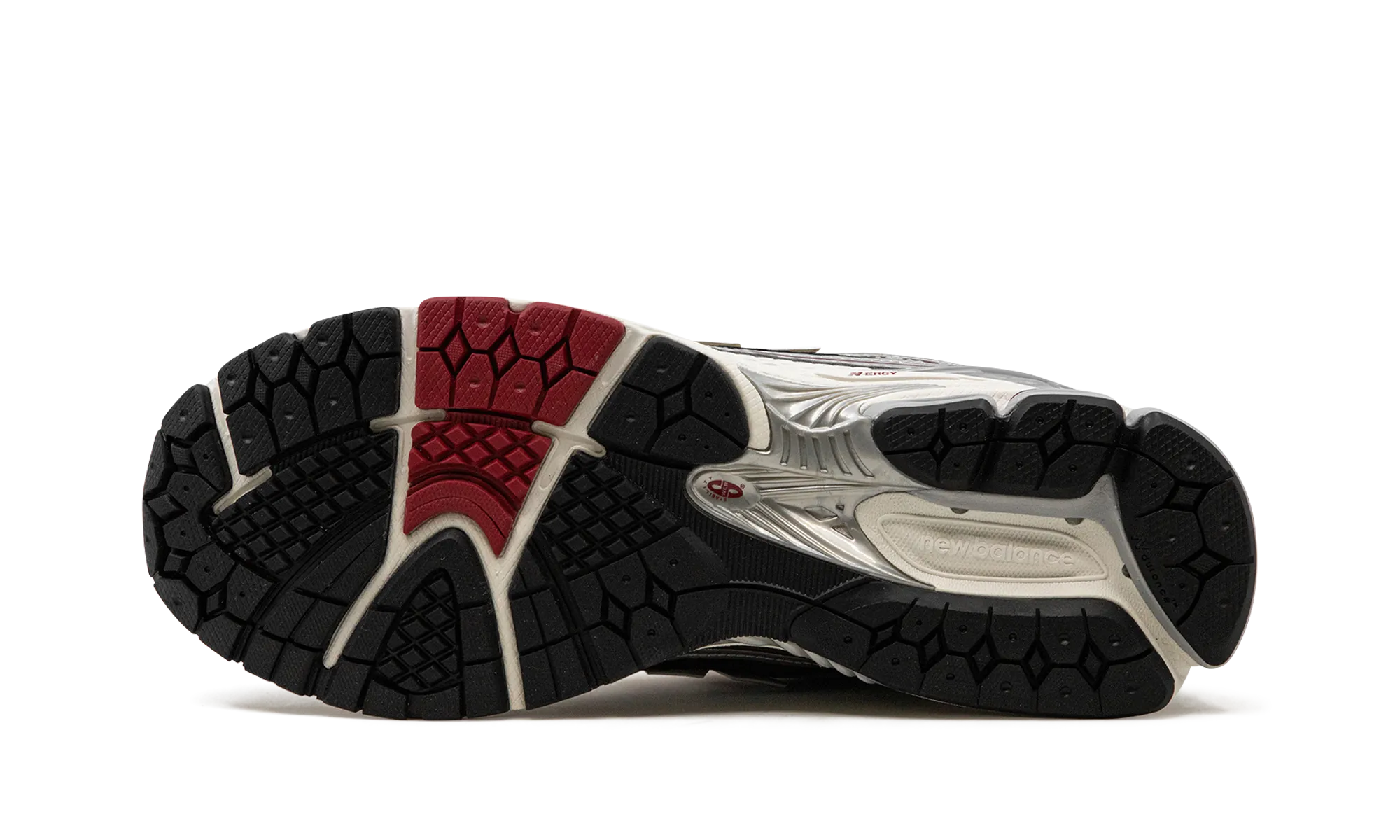 1906R "Silver / Crimson" running shoes for casual joggers