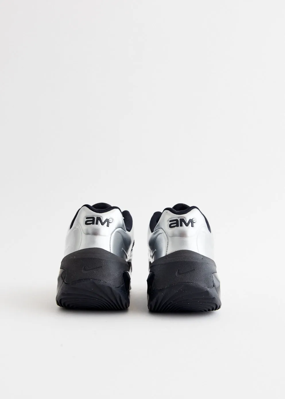 All-Day Wear Women's Air Max Muse 'Black Metallic Silver' Sneakers