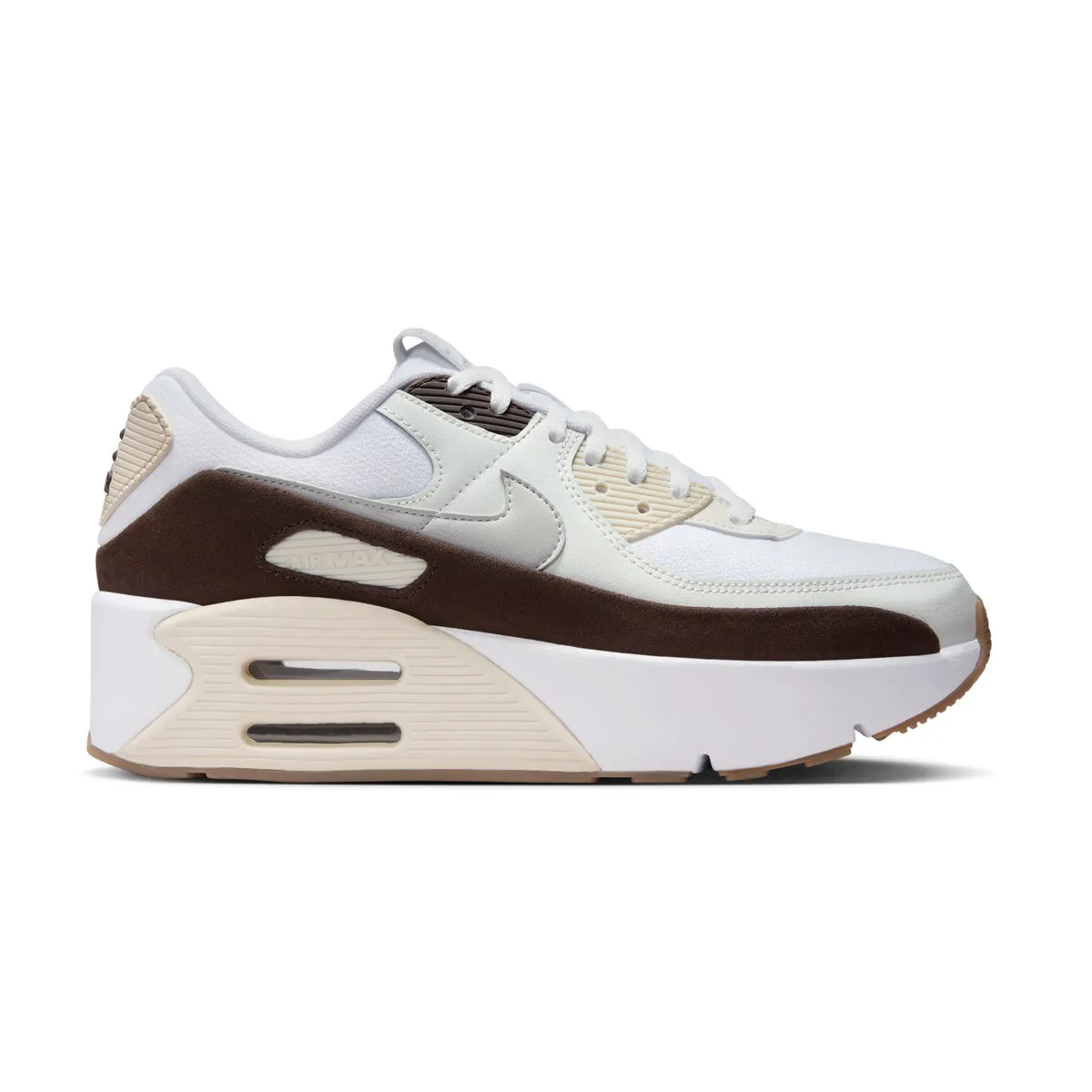 Wmns Air Max 90 LV8 'Tan Brown' All-purpose sole Bulky