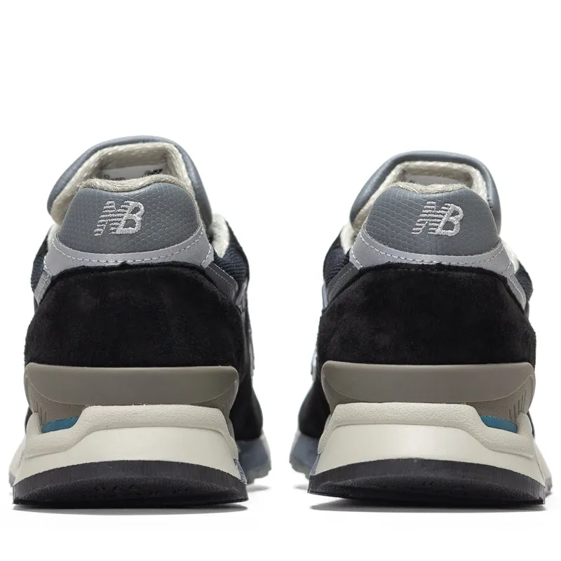 New Balance Made in USA 998 - Black/Silver Boosted flair