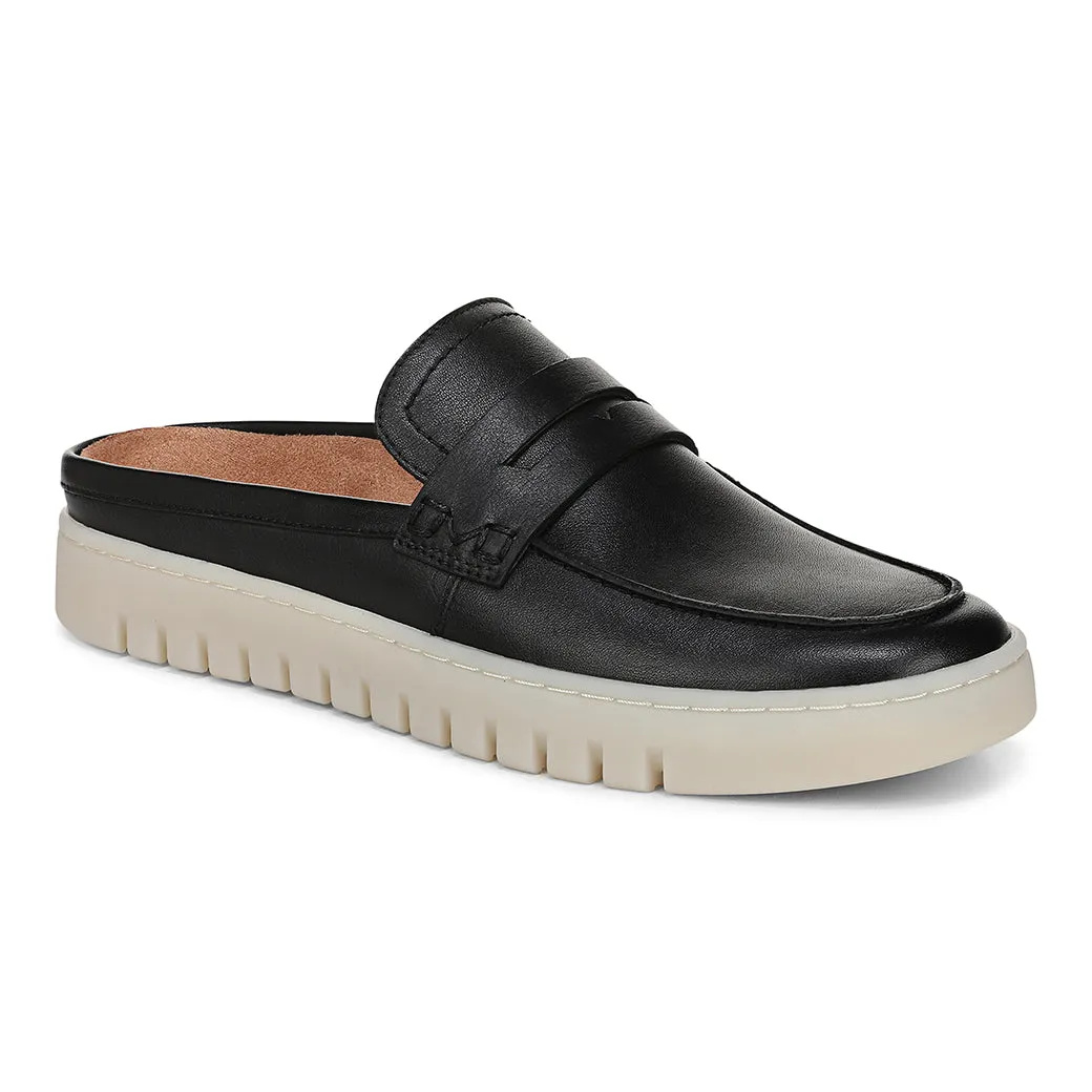 Womens Vionic Uptown Mule 2.0 in Black Feather Light Soft Movement