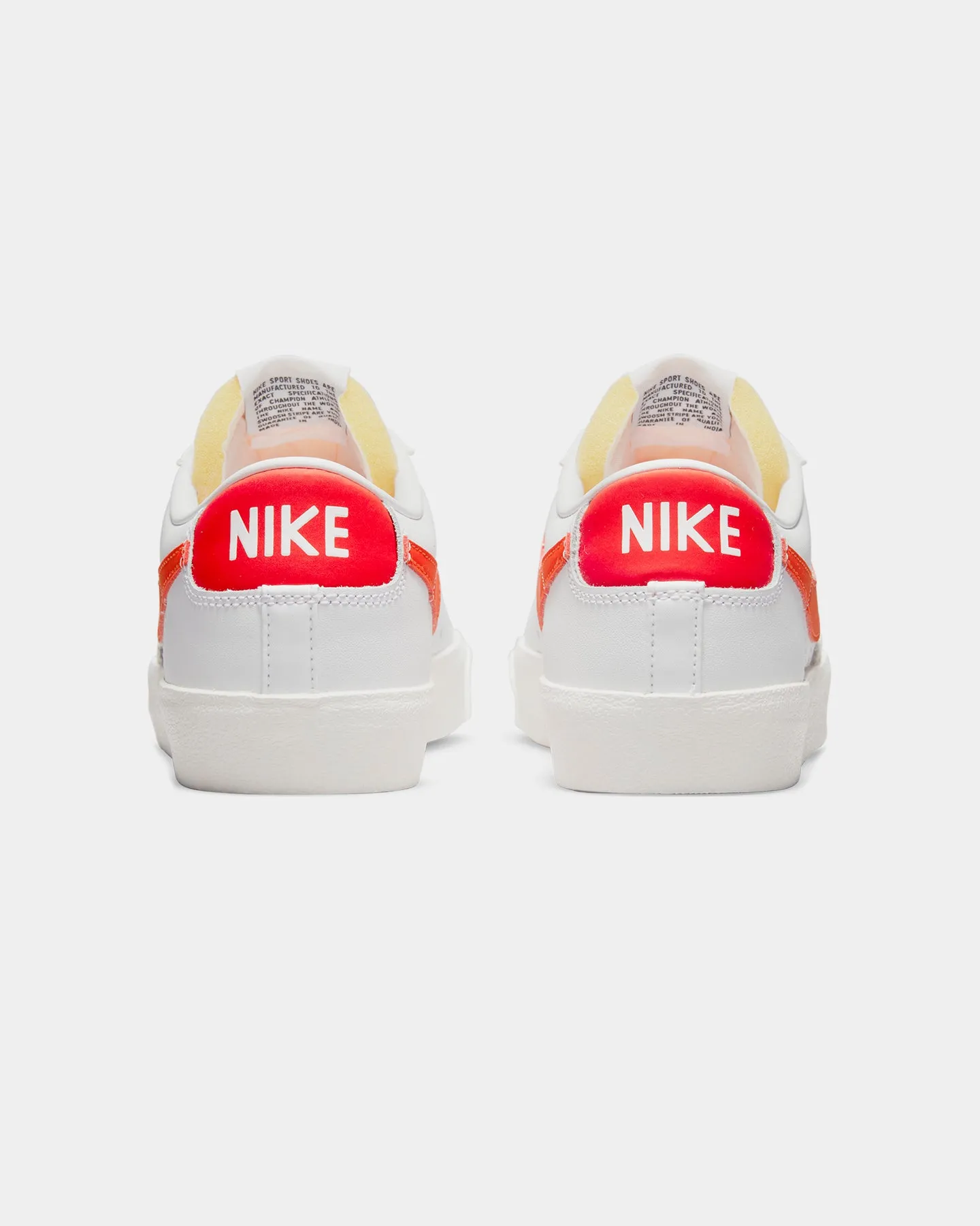 Polish Look Nike Blazer Low '77 Vintage White/Team Orange