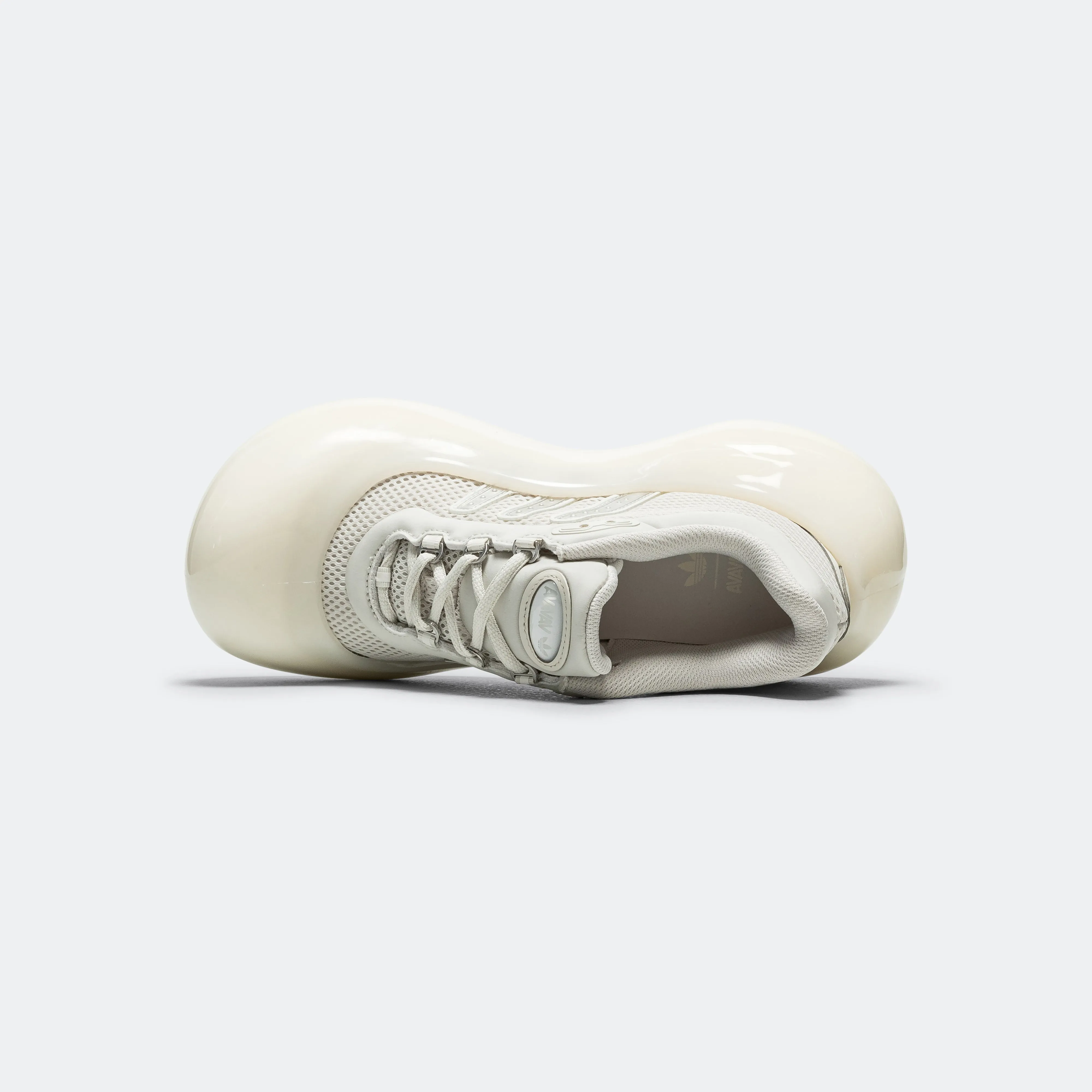Padded collar design Vertical Flex Channel Moonrubber x avavav - Off White/Silver Metallic-Core White