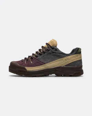 X-ALP Suede - Plum Perfect/Nine Iron-Safari comfort features Thermoplastic Polyurethane Plate