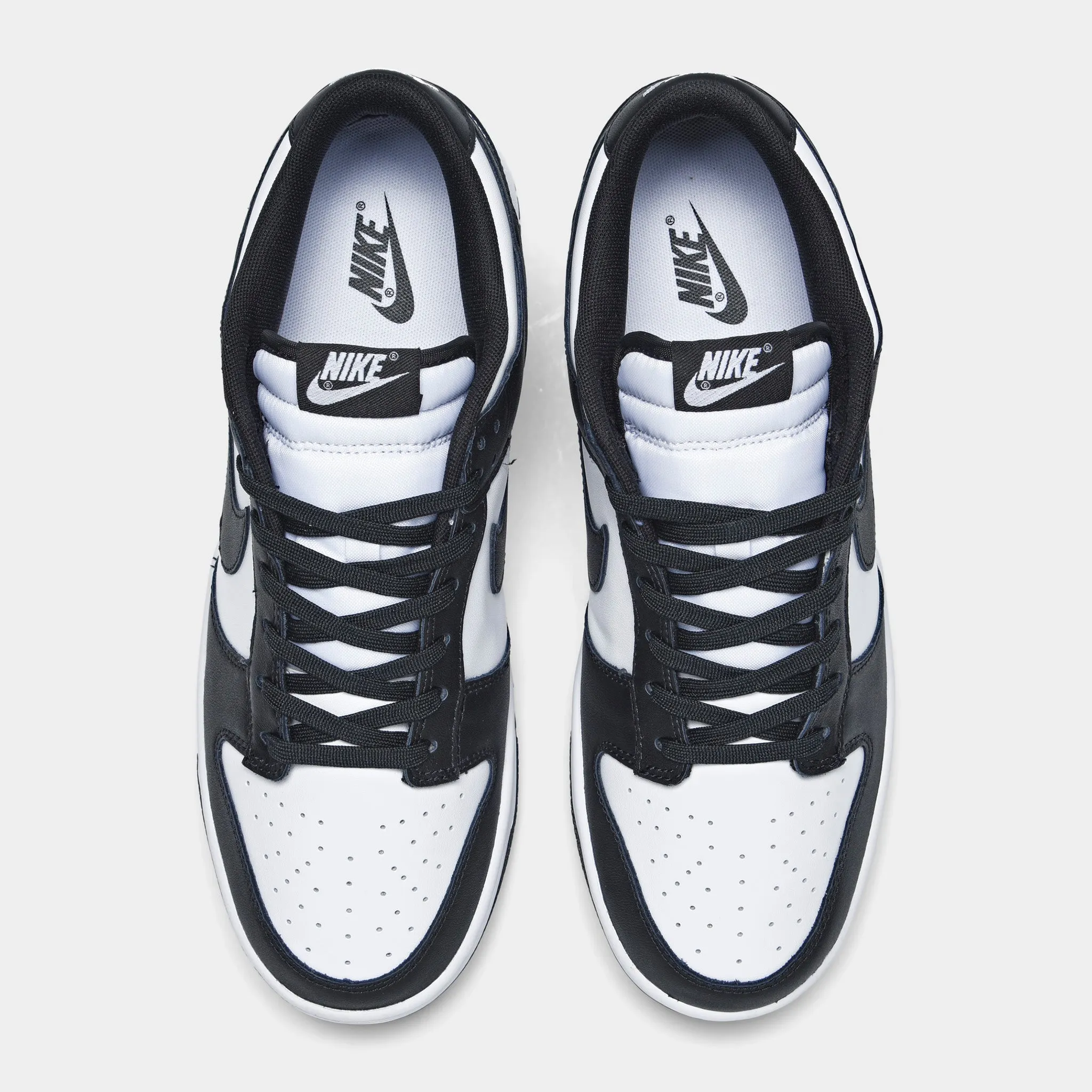 Feather Light Nike Dunk Low Retro White / Black - White