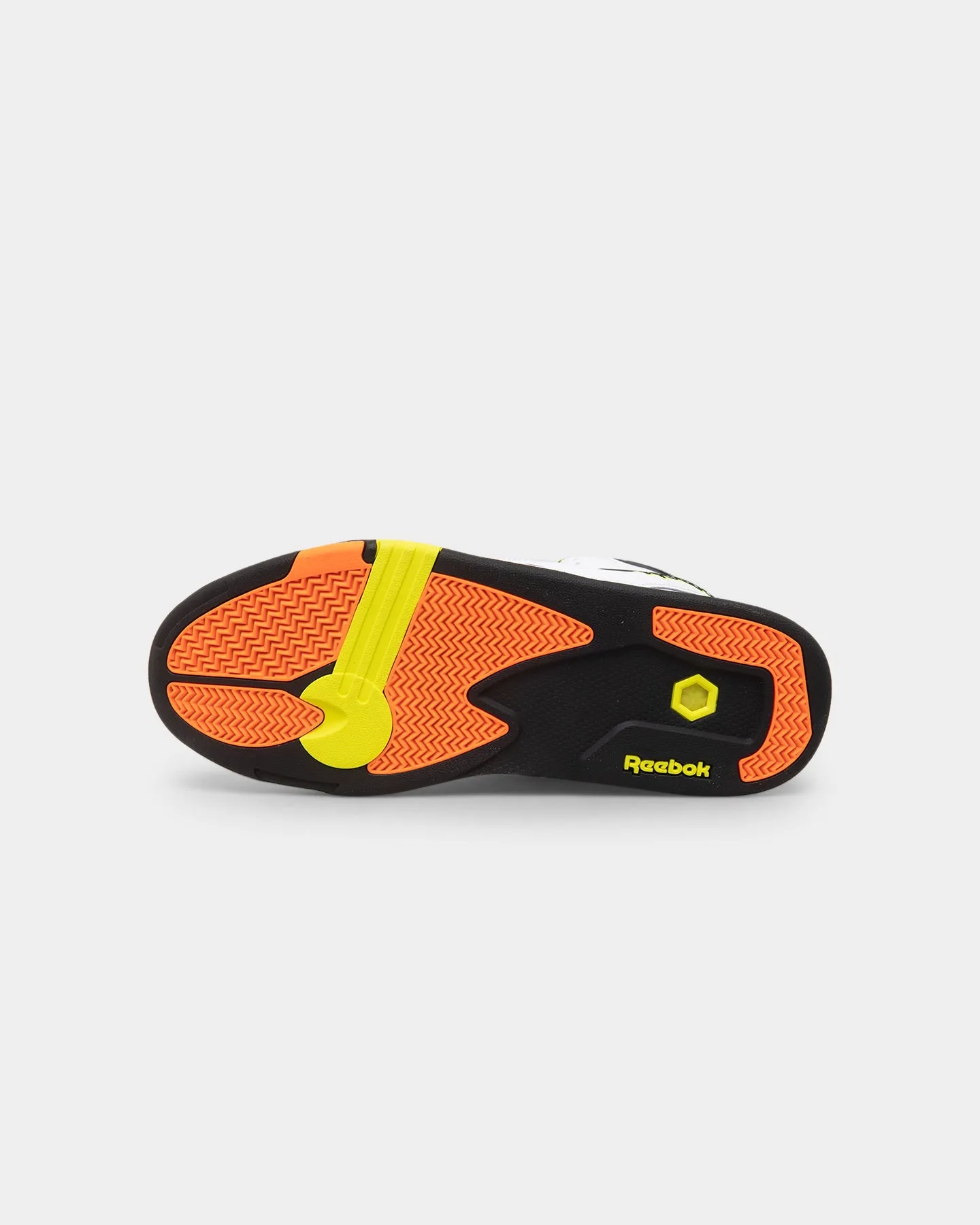 Stone Gray Reebok Pump Twilight Zone "Solar Acid Yellow" Footwear White/Solar Acid Yellow