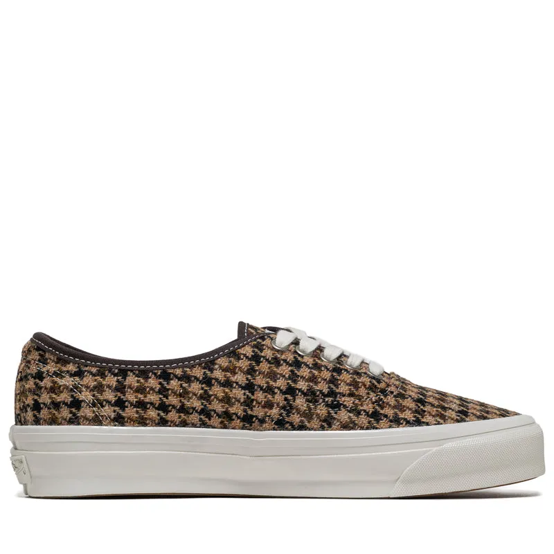 Vans LX Authentic 44 - Harris Tweed Brown Ergonomic Lacing System Perforated Tongue