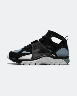 Air Trainer Huarache - Black/Cool Blue-White Stitch Down Construction