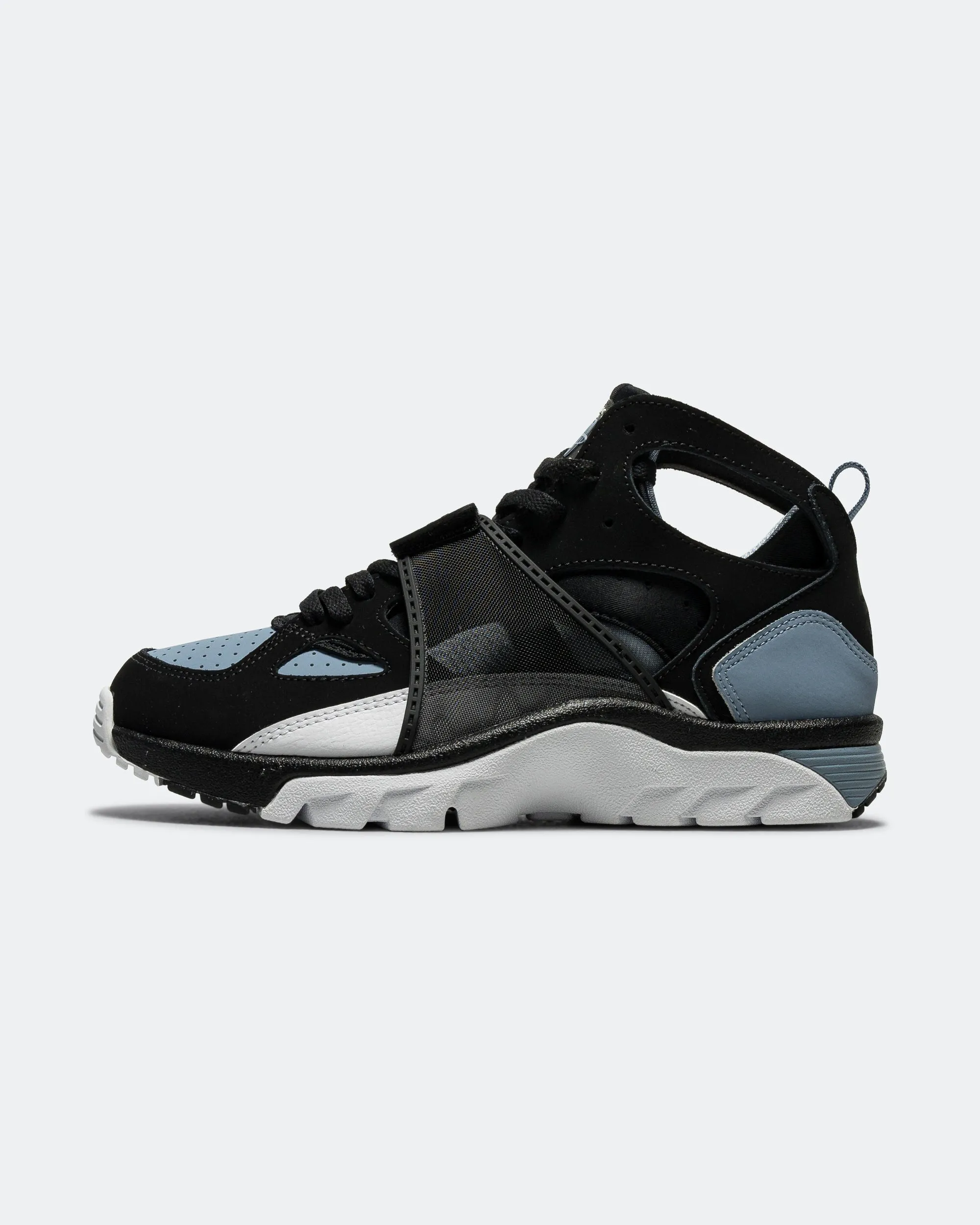 Air Trainer Huarache - Black/Cool Blue-White Stitch Down Construction