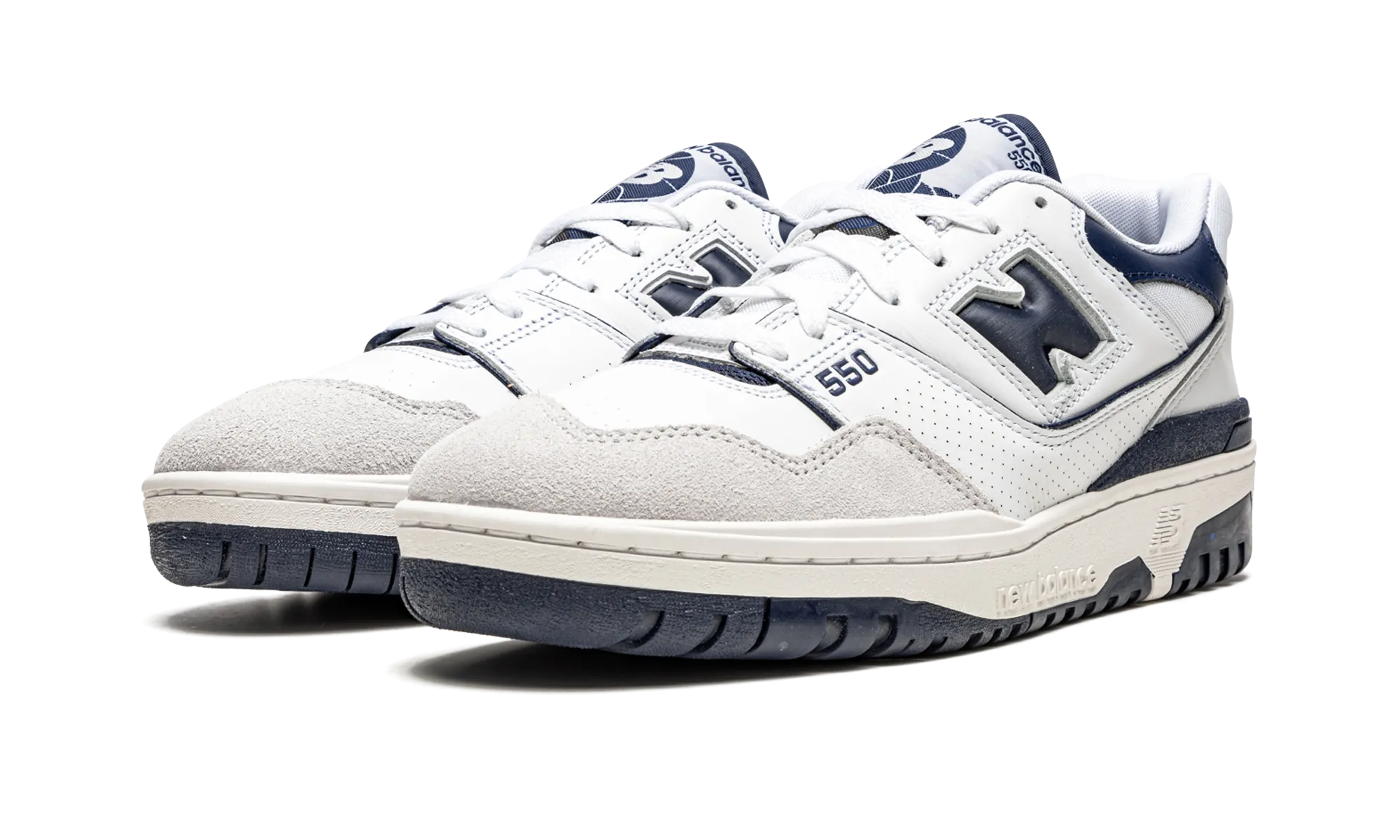 lightweight - construction - feature shoes 550 "White / Navy Blue"
