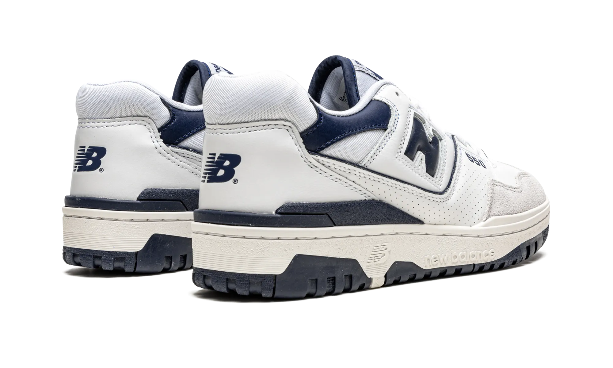 odor - resistant treatment shoes 550 "White / Navy Blue"