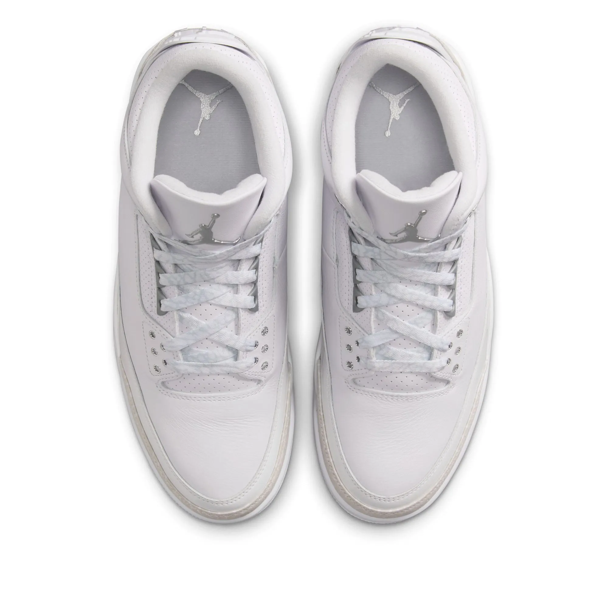 Commuter Ready Eco friendly materials Air Jordan 3 Retro 'Pure Money' - White/Metallic Silver