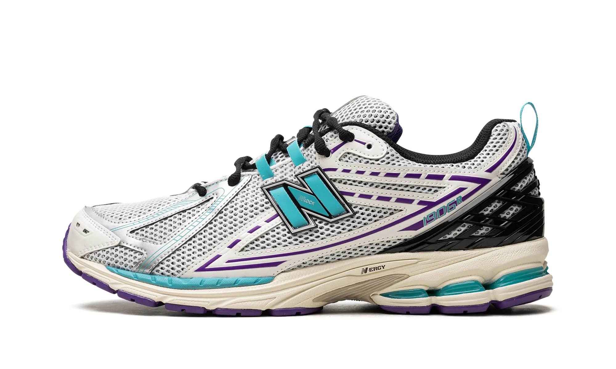 easy - to - wear shoes 1906R "White / Aqua Purple"