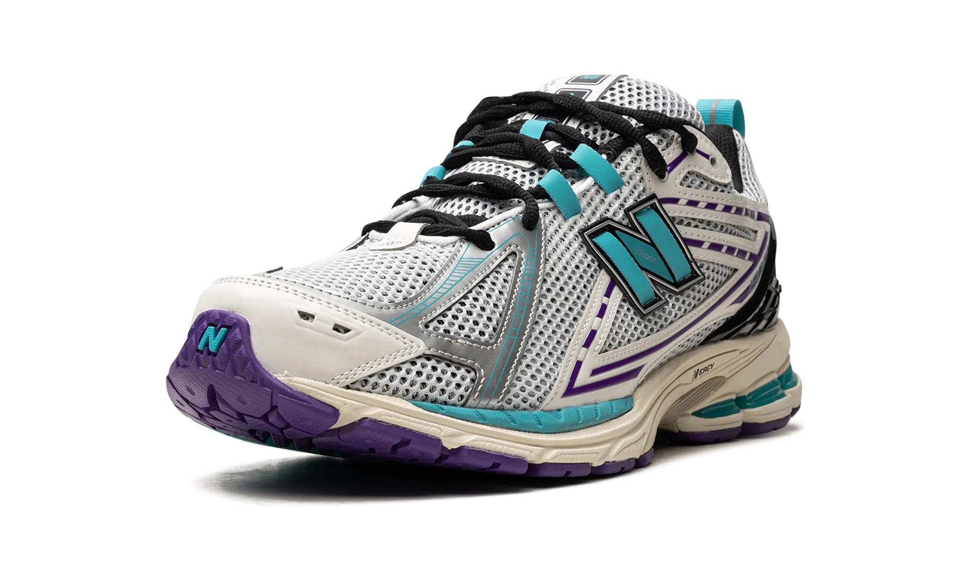 neutral - colors shoes Non Marking Outsole 1906R "White / Aqua Purple"