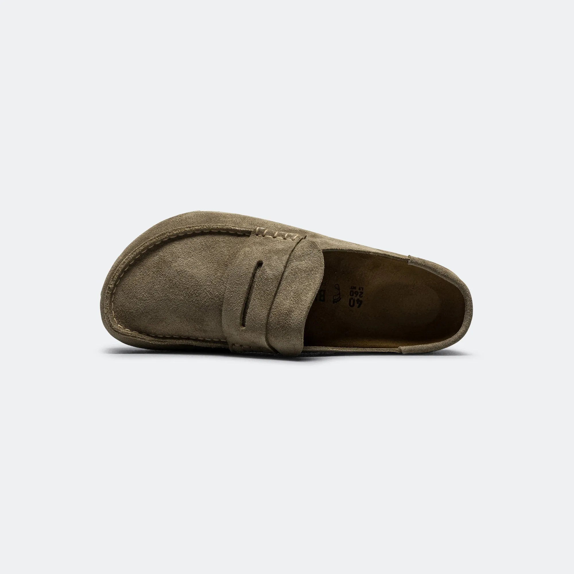 Naples Wrapped - Taupe Suede Leather Customizable Supportive Fit