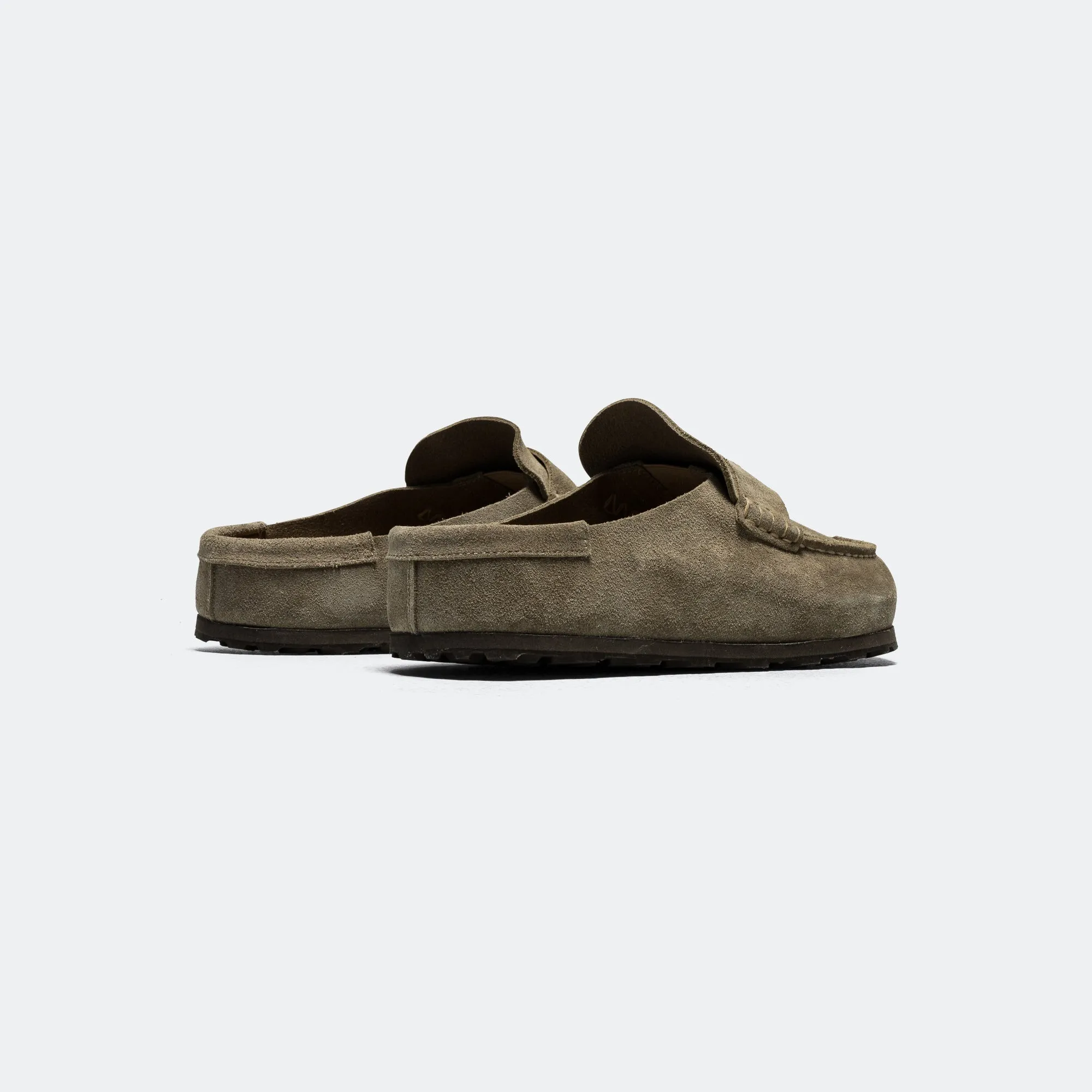Naples Wrapped - Taupe Suede Leather Elegant Shoes