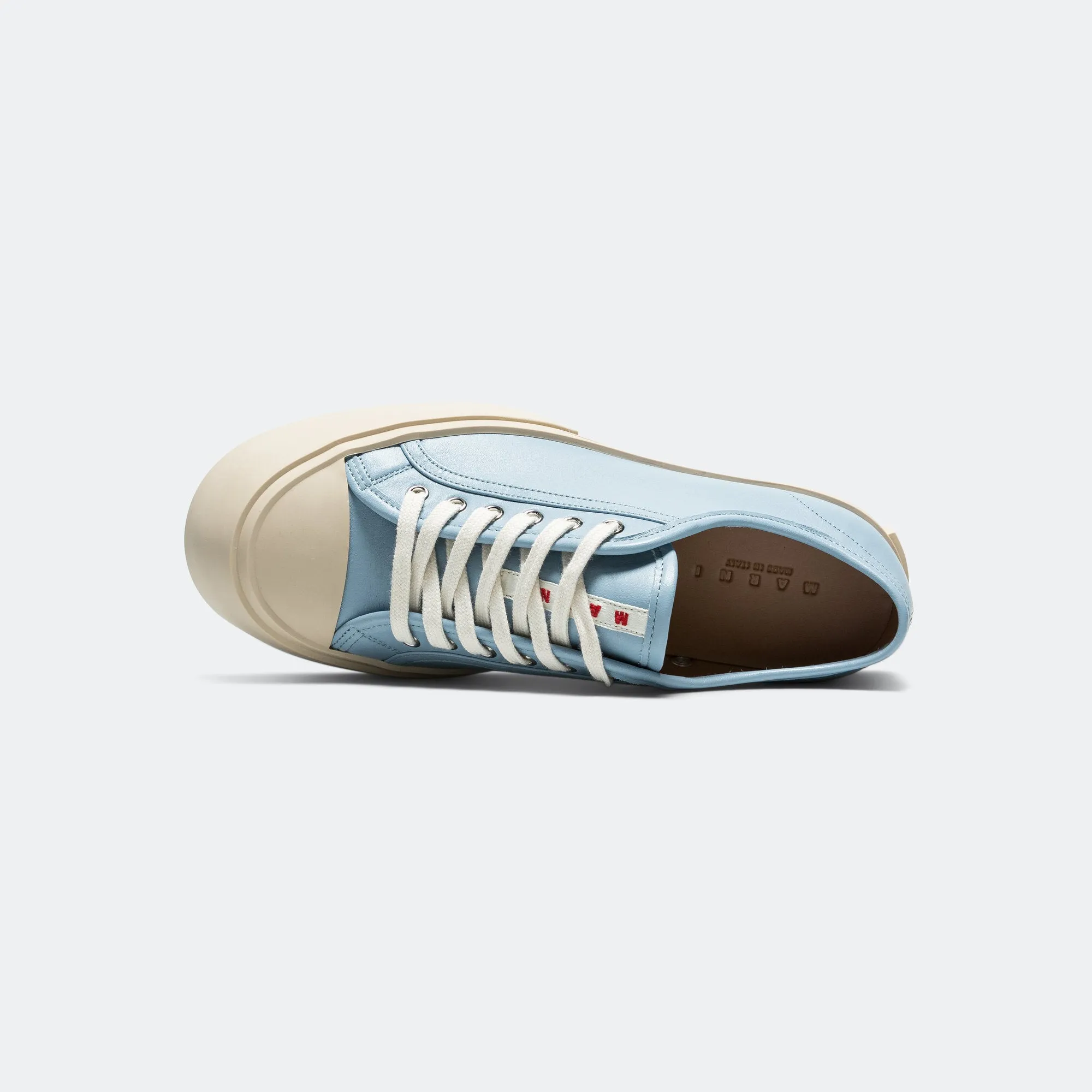 Neutral palette Abrasion Shield Nappa Leather Pablo Sneaker - Light Blue