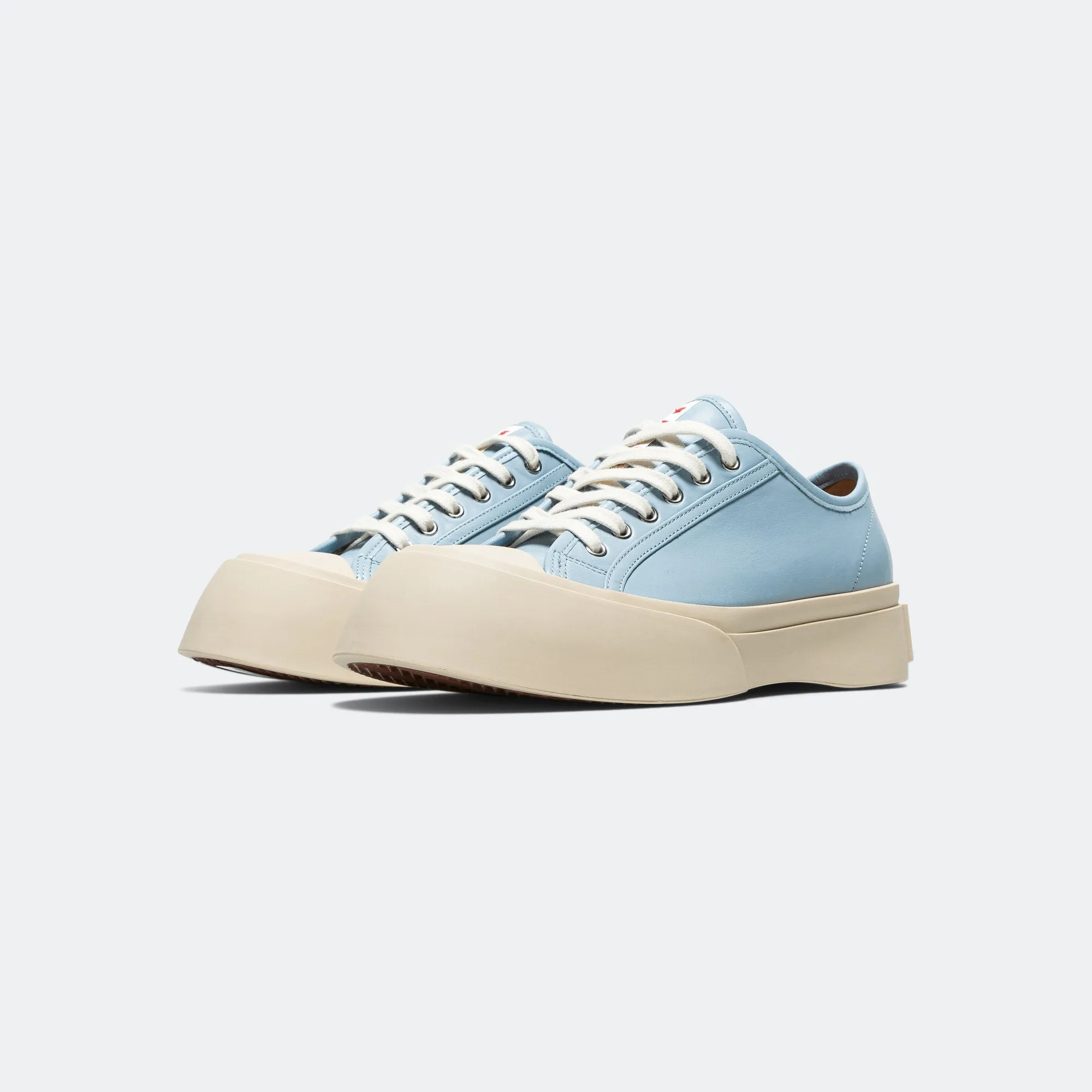 Nappa Leather Pablo Sneaker - Light Blue Stylish Stripes