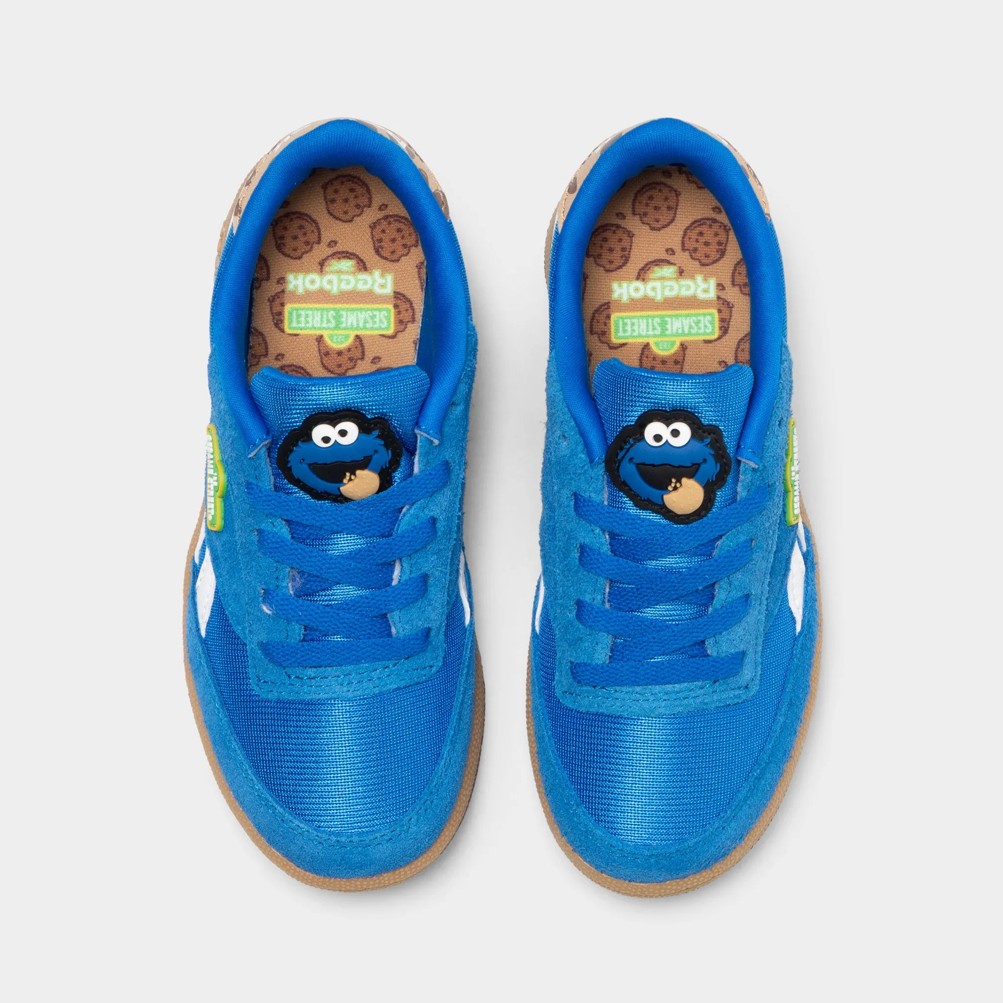 water proof Reebok x Sesame Street Children's Club C Revenge Blue / White