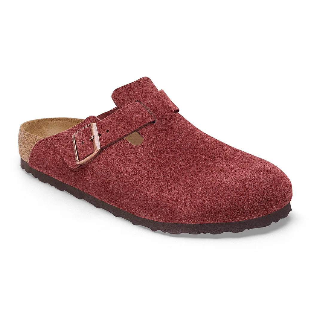 Womens Birkenstock Boston Narrow in Zinfandel Vent Zones