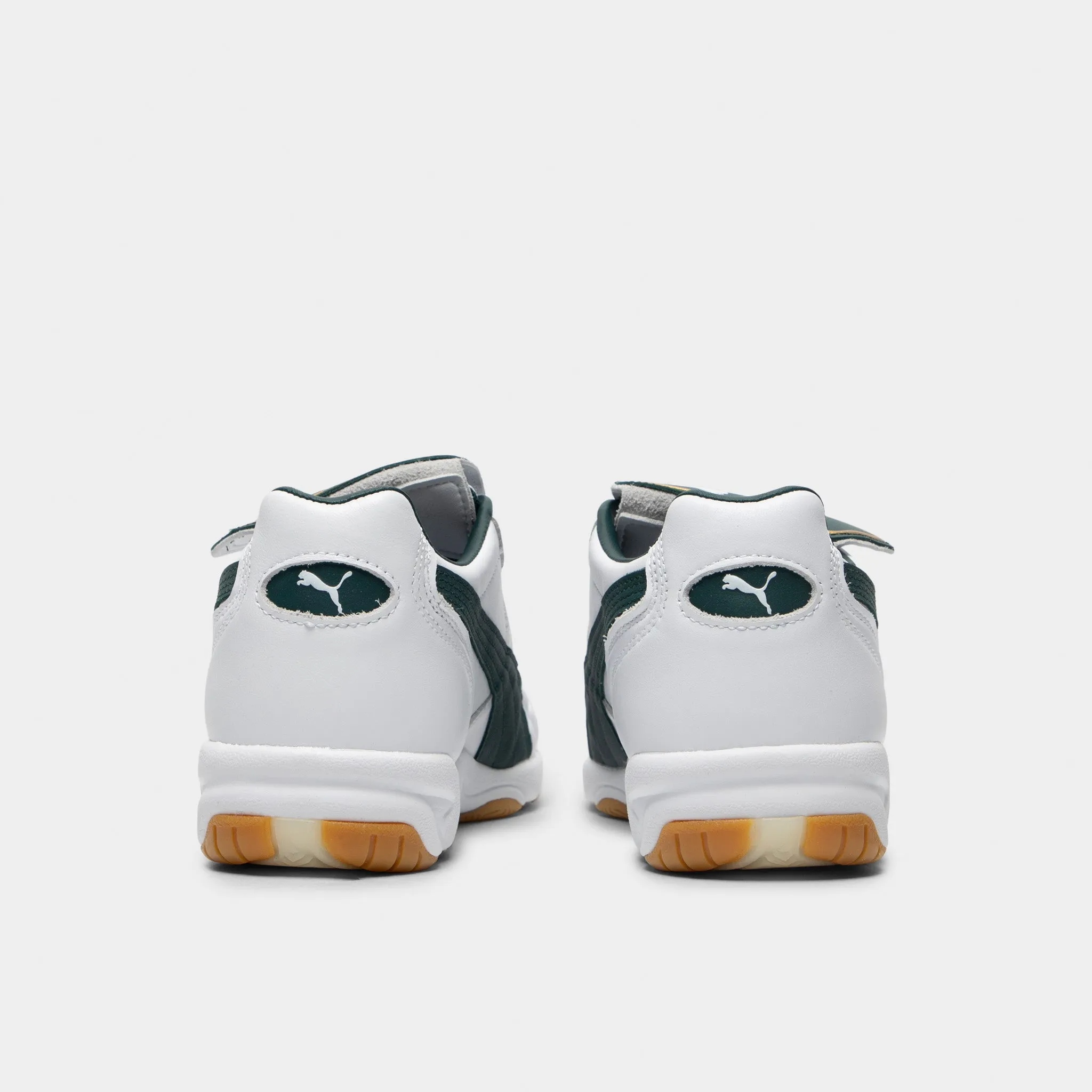 Puma King Indoor White / Green / Gold Fresh Steps
