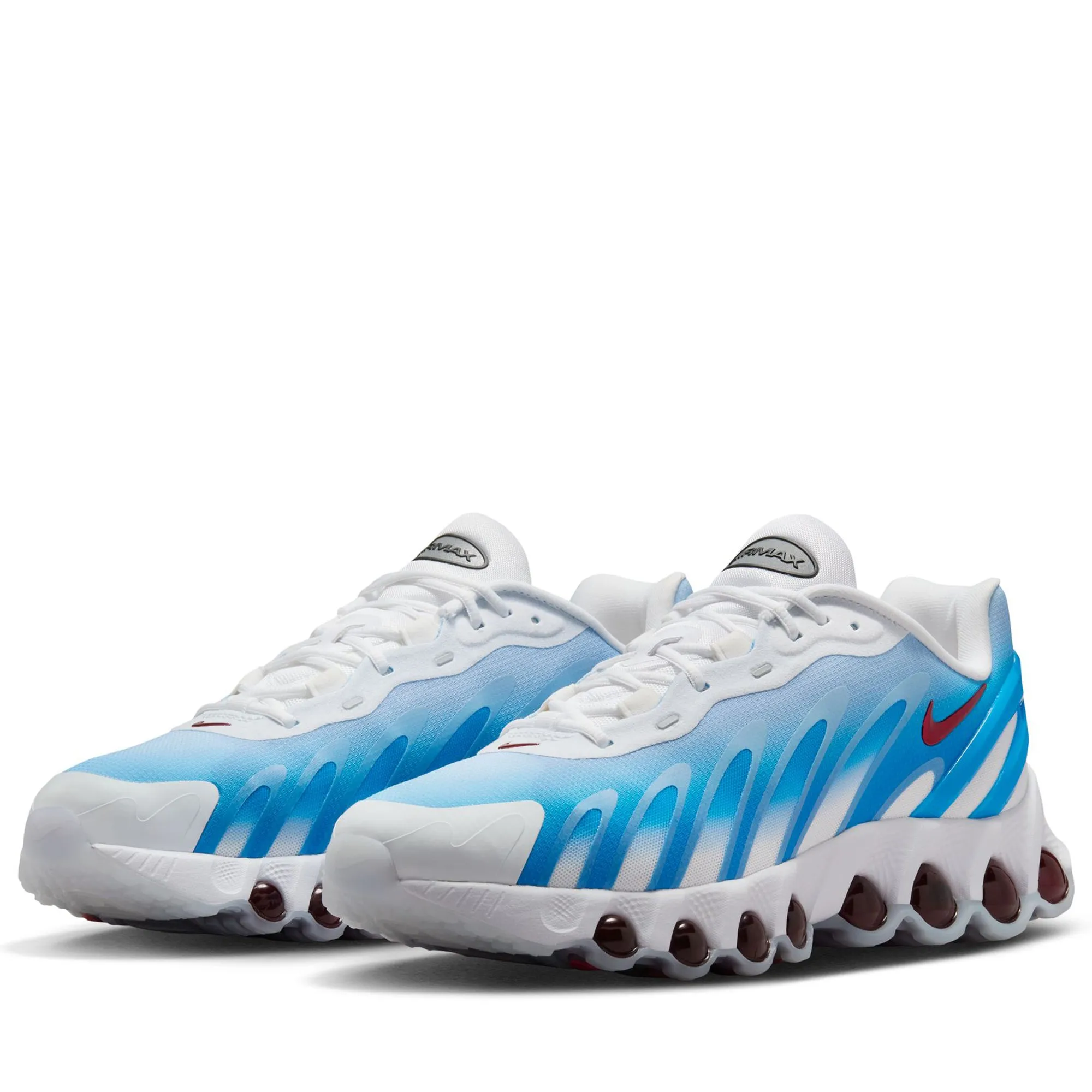 Padded Heel Counter Responsive Look Nike Air Max DN8 - White/Light Photo Blue