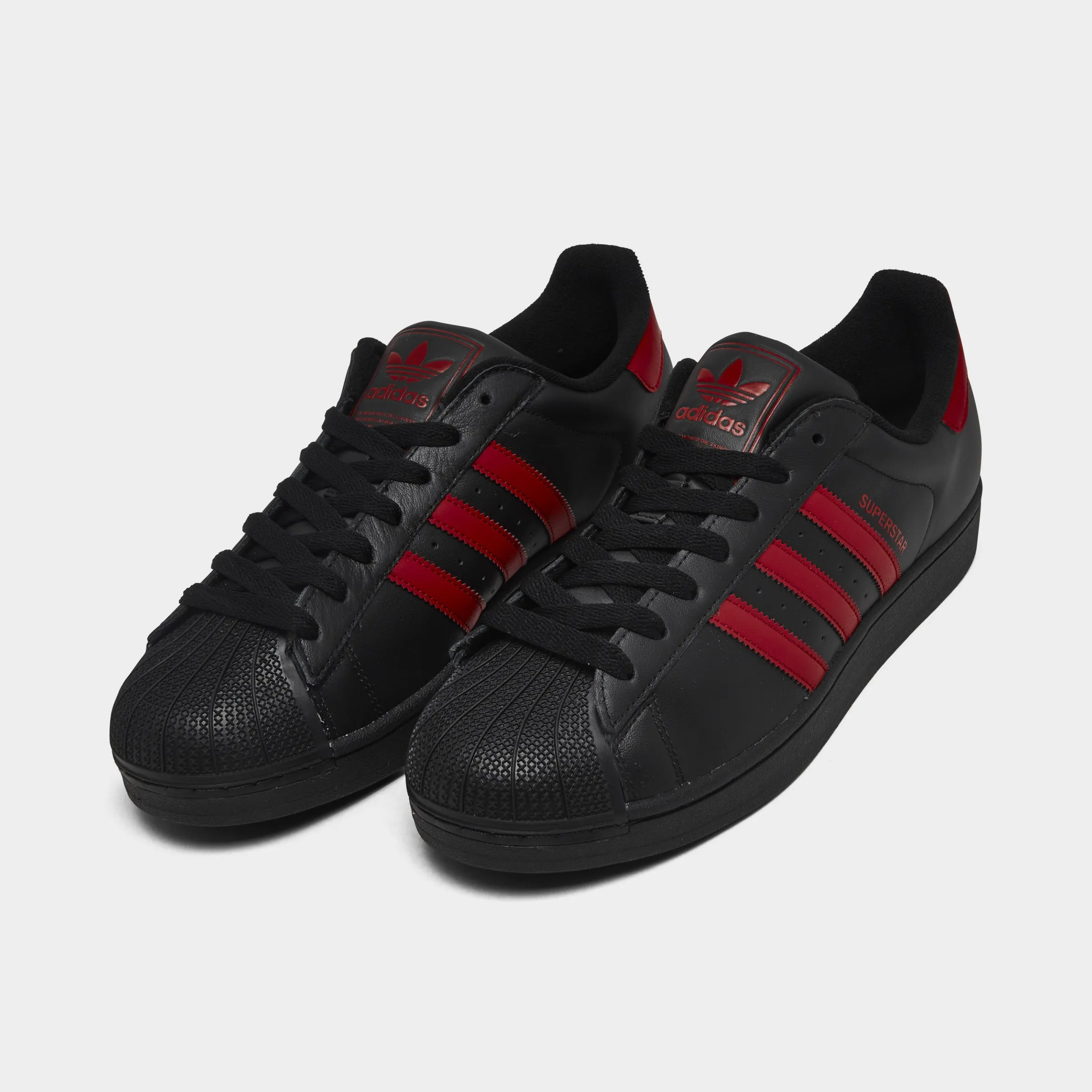 adidas Superstar II Black / Red Anti Friction
