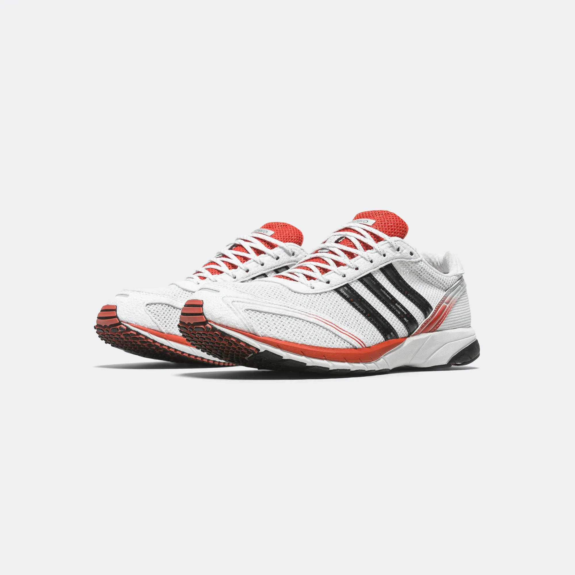 Adizero Adios OG - Footwear White/Preloved Red-Core Black Grip Flow
