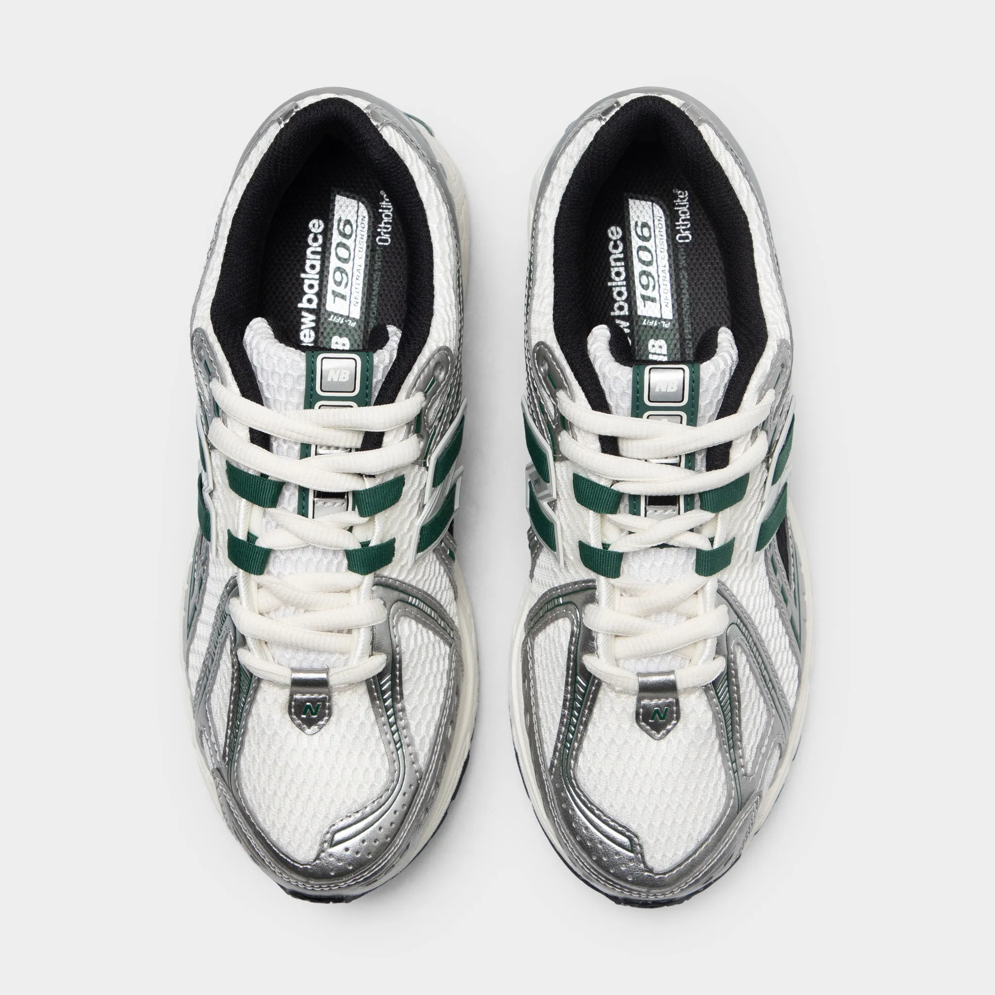 Mix Hue New Balance 1906 Silver Metallic / Night Watch Green