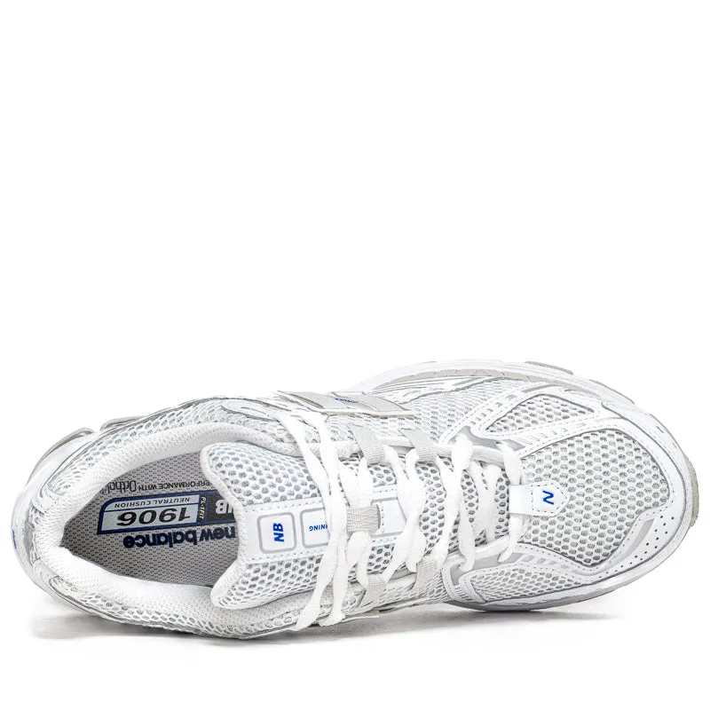 New Balance 1906R - White/Team Royal Padded Tongue Design Indoor Workout