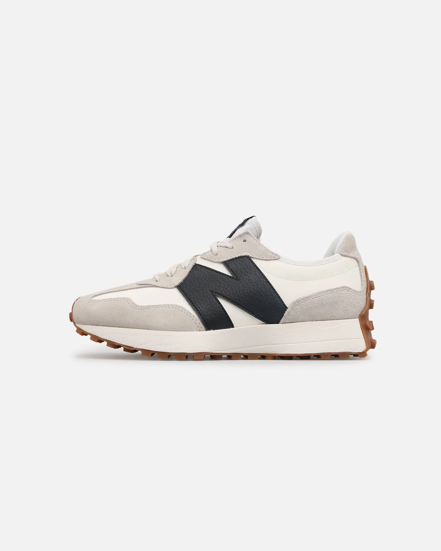 New Balance 327 White/Black Comfort Cushion Shock Guard