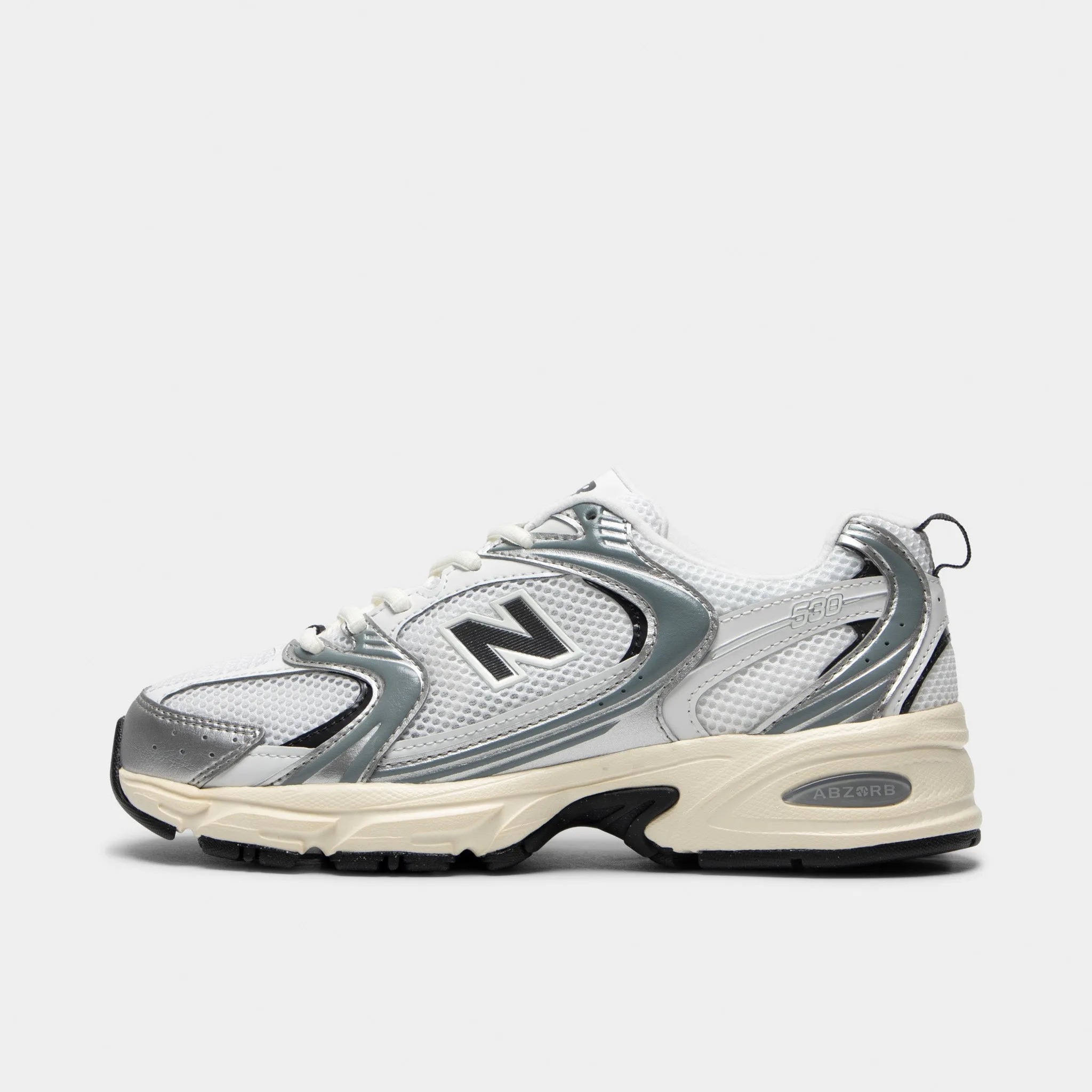 Outdoor Step New Balance 530 Silver Metallic / Black Cement