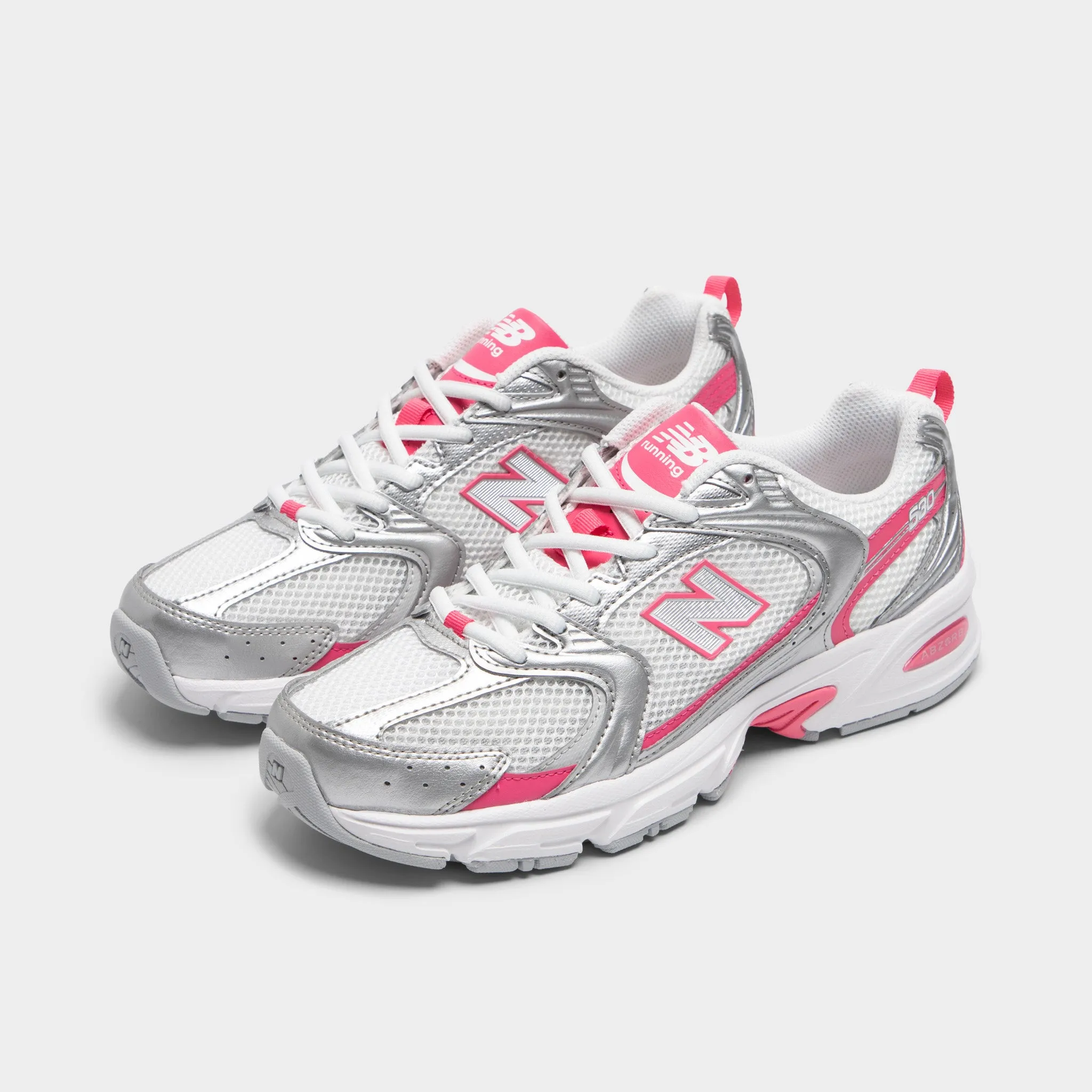 Modern New Balance 530 Silver Metallic / Dragon Berry
