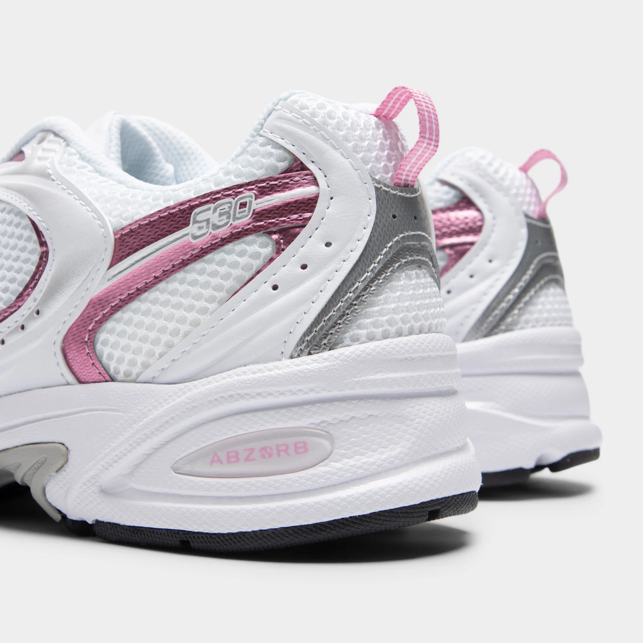 New Balance 530 White / Pink Sugar Walkable Comfort Step Support
