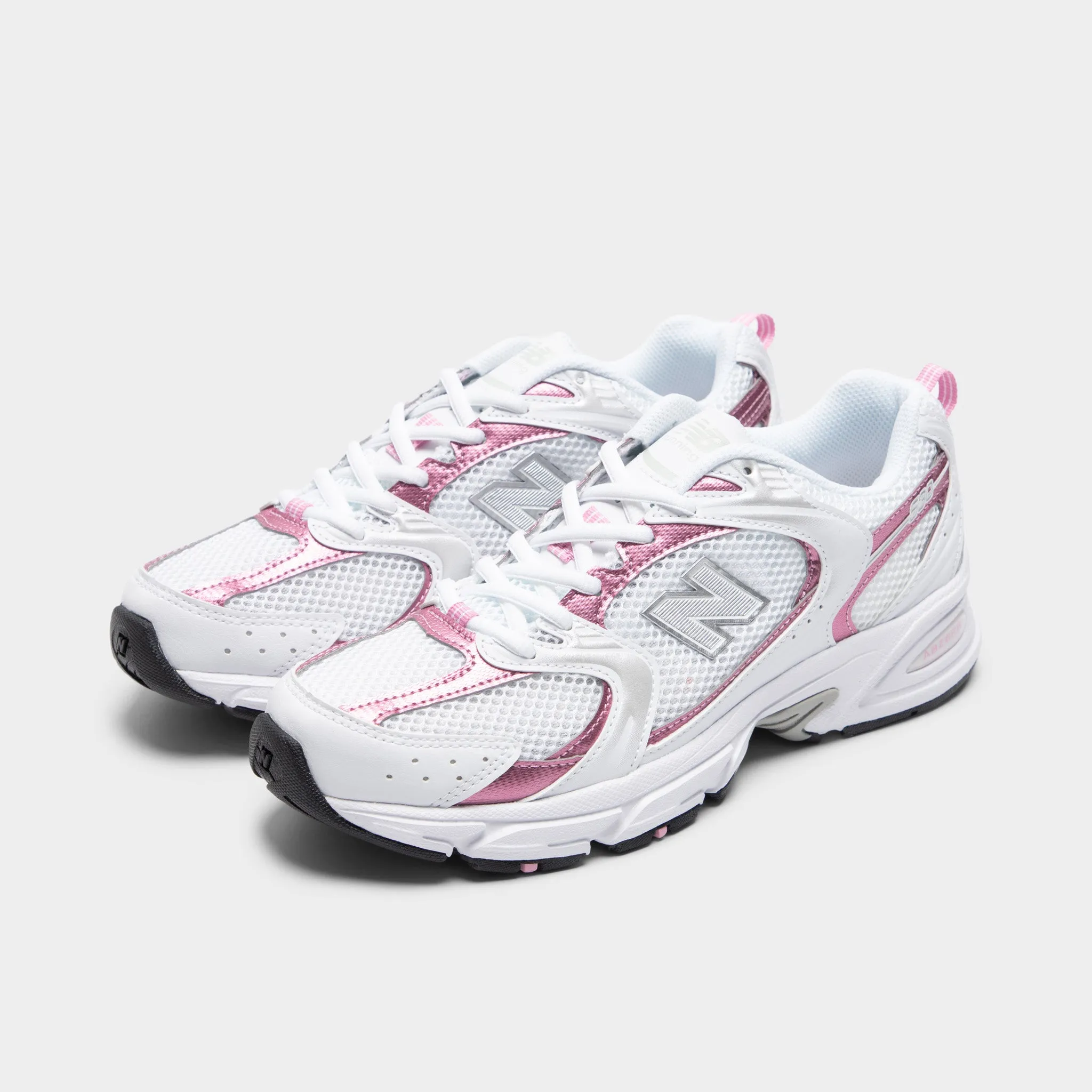 Cushioned heel New Balance 530 White / Pink Sugar