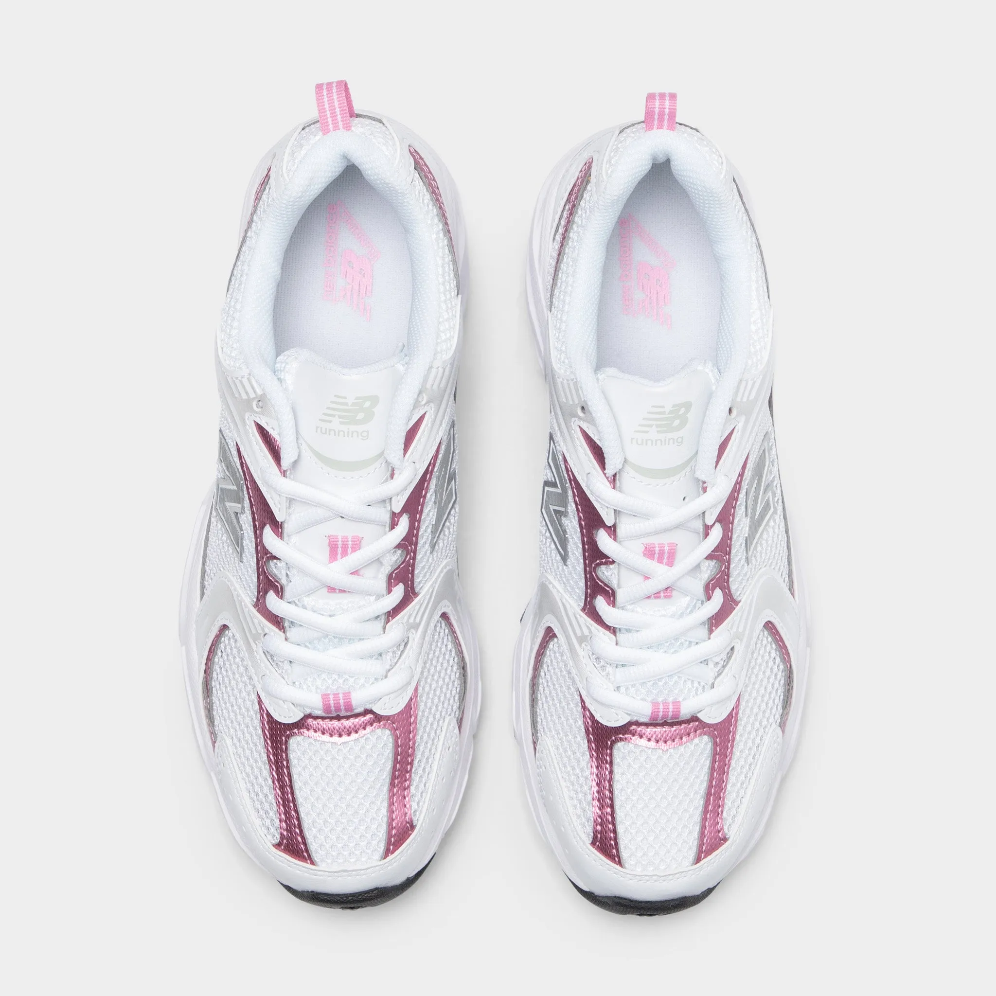 Narrow Fit Petite Fit New Balance 530 White / Pink Sugar