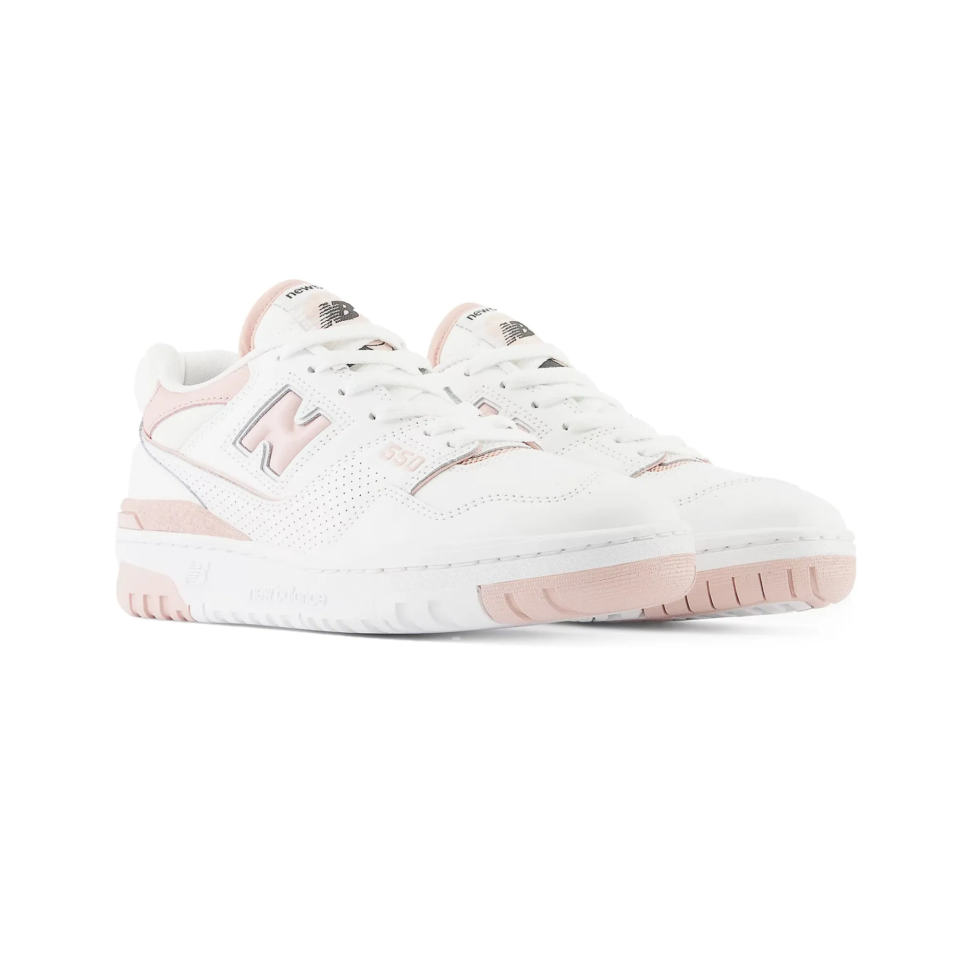 New Balance 550 'Pink Peach/White' Night Out synthetic material